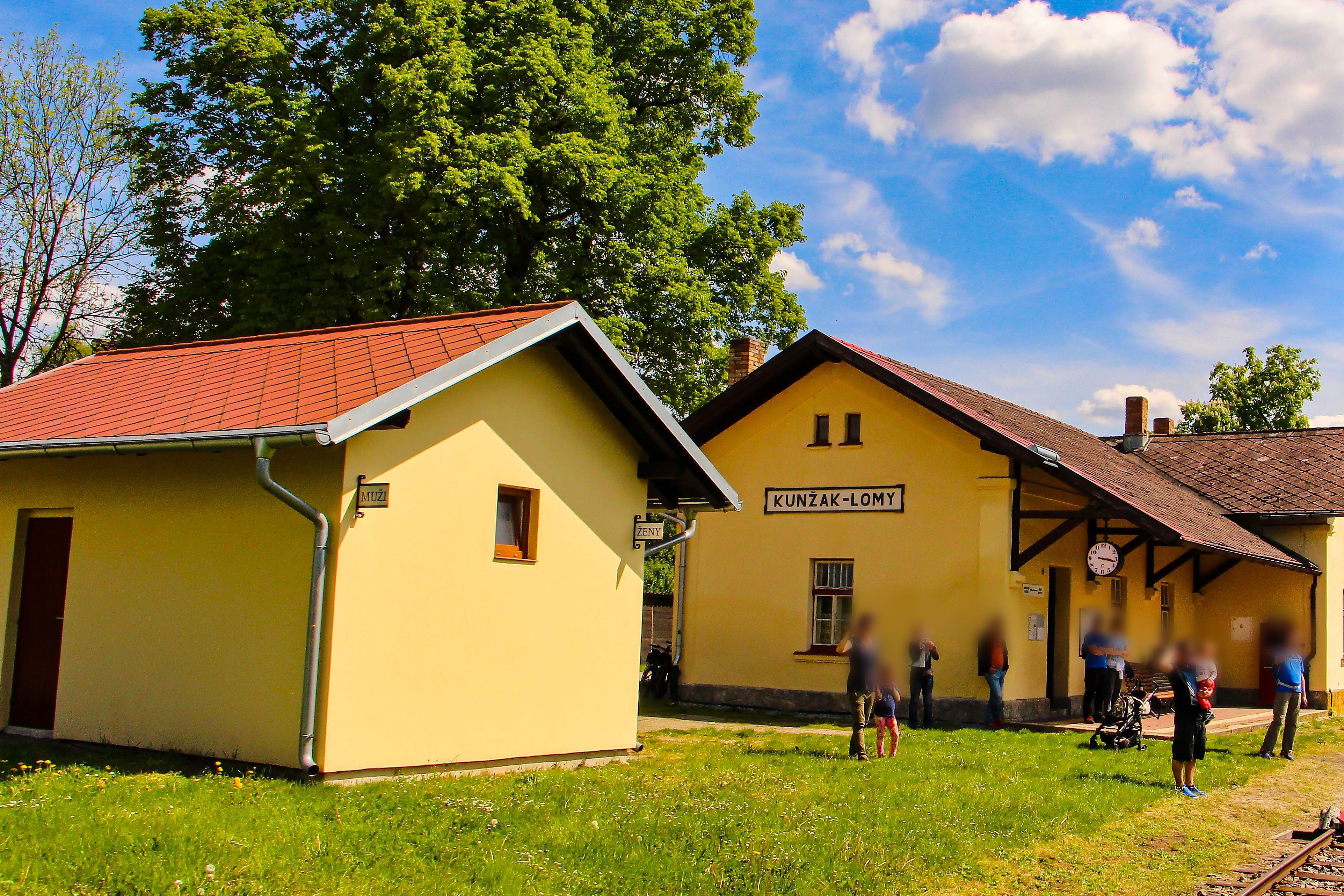 Ubytování na nádraží- Kunžak-Lomy