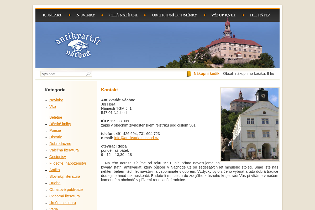 Antikvariatnachod.cz