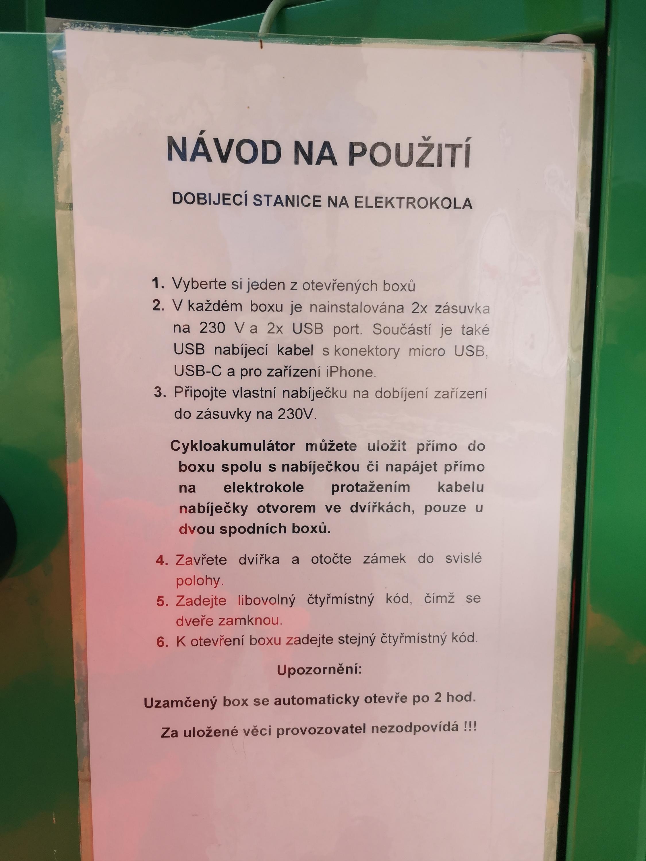 Nabíjecí stanice pro elektrokola foto 6