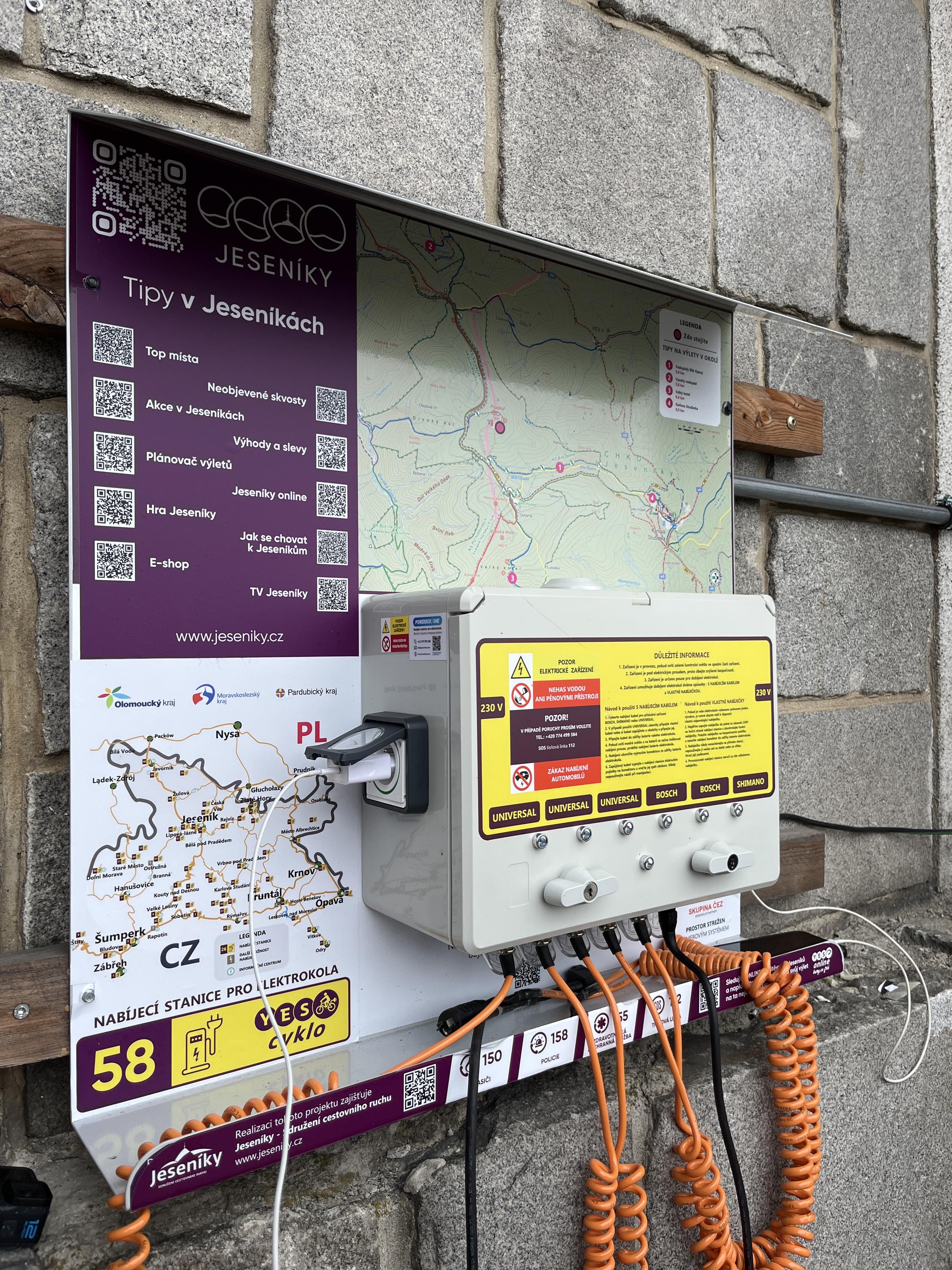 Nabíjecí stanice Hotel Praděd vysílač foto 3