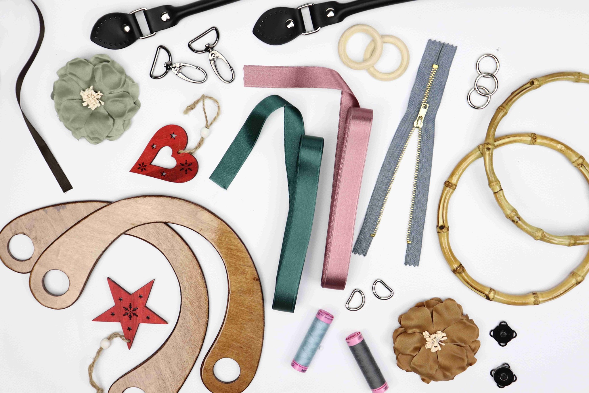 Galanterie a doplňky pro kreativní tvoření