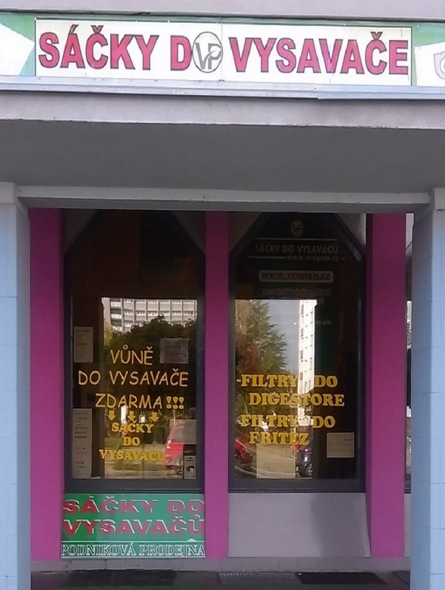 Prodejna sáčků do vysavačů Václav Svěrák foto 3