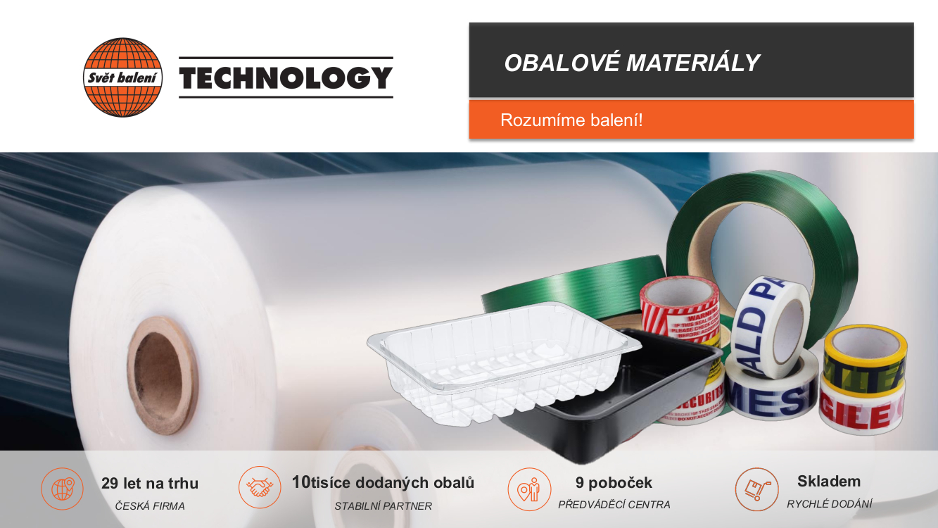 TECHNOLOGY - balicí stroje, obalové materiály foto 3