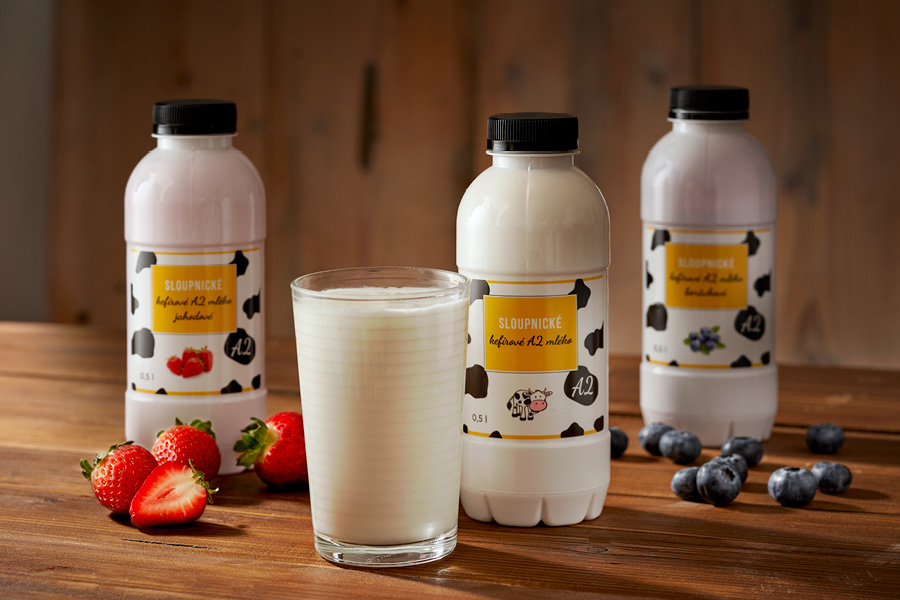 Sloupnická kefírová A2 mléka