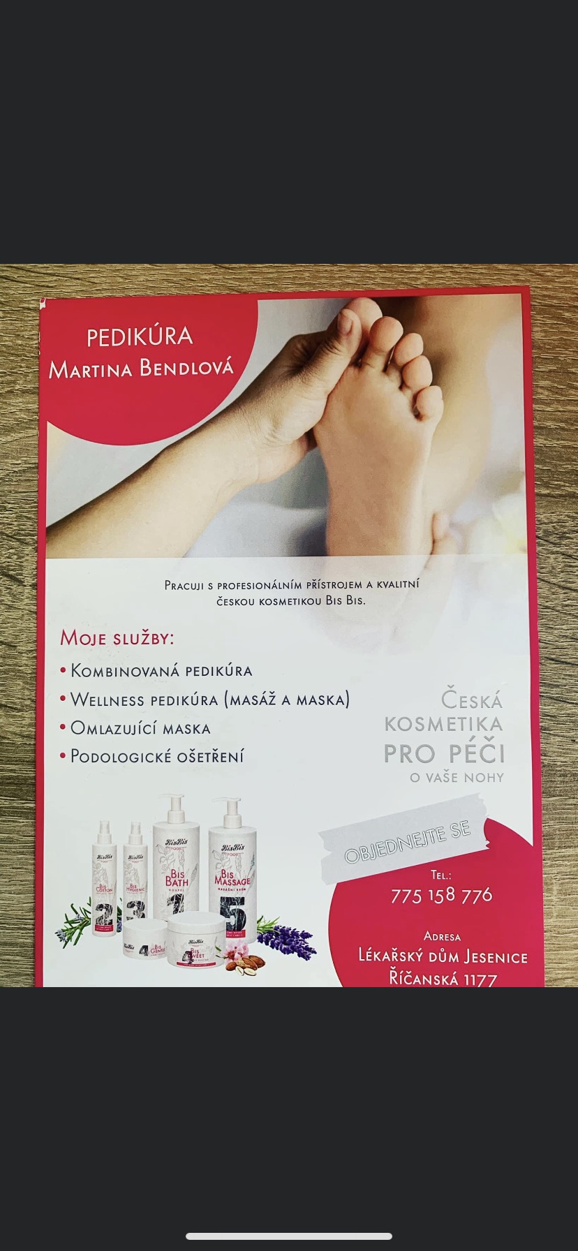Pedikúra Jesenice foto 2