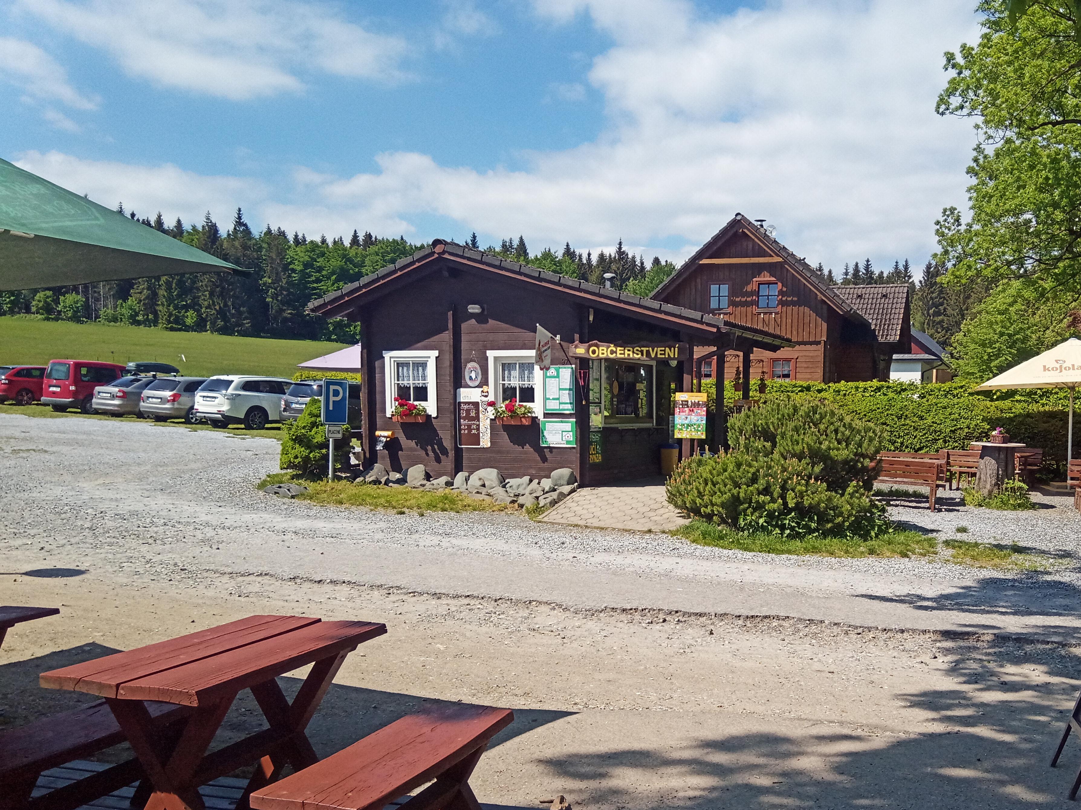 Občerstvení u parkoviště Rejvíz