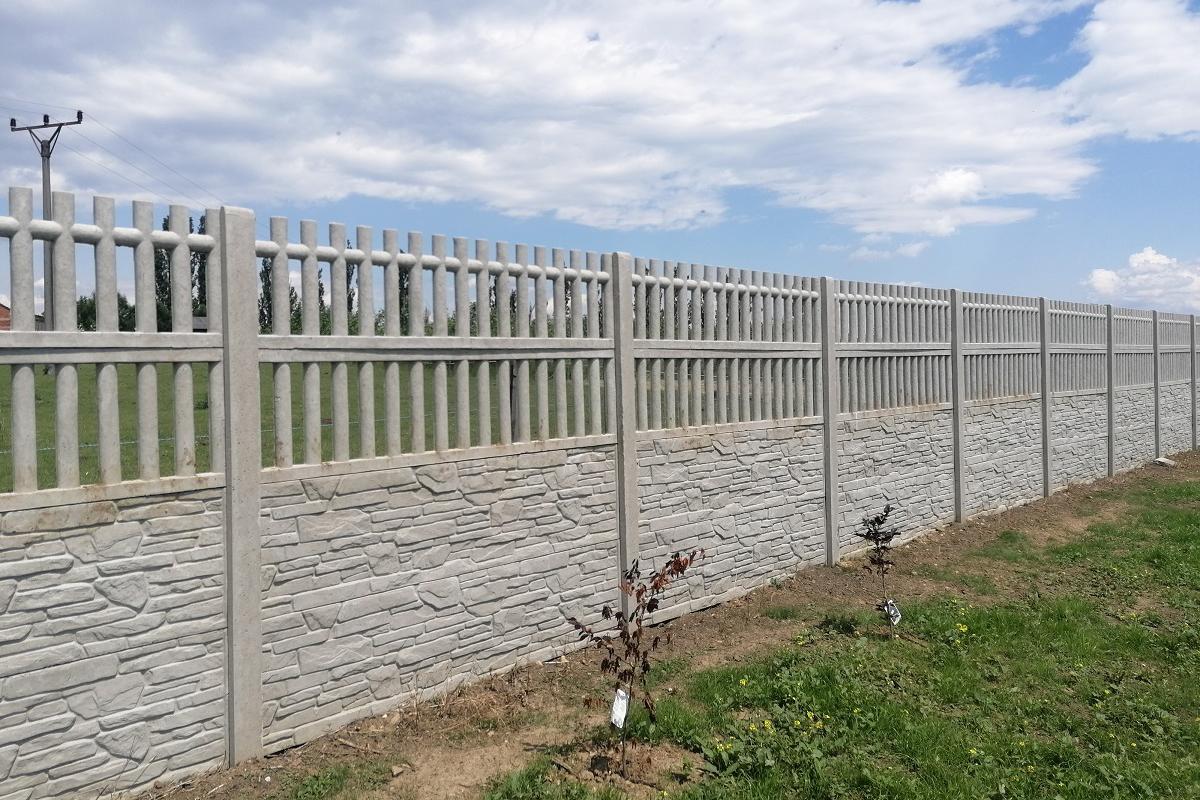 Výroba a montáž betonových plotů