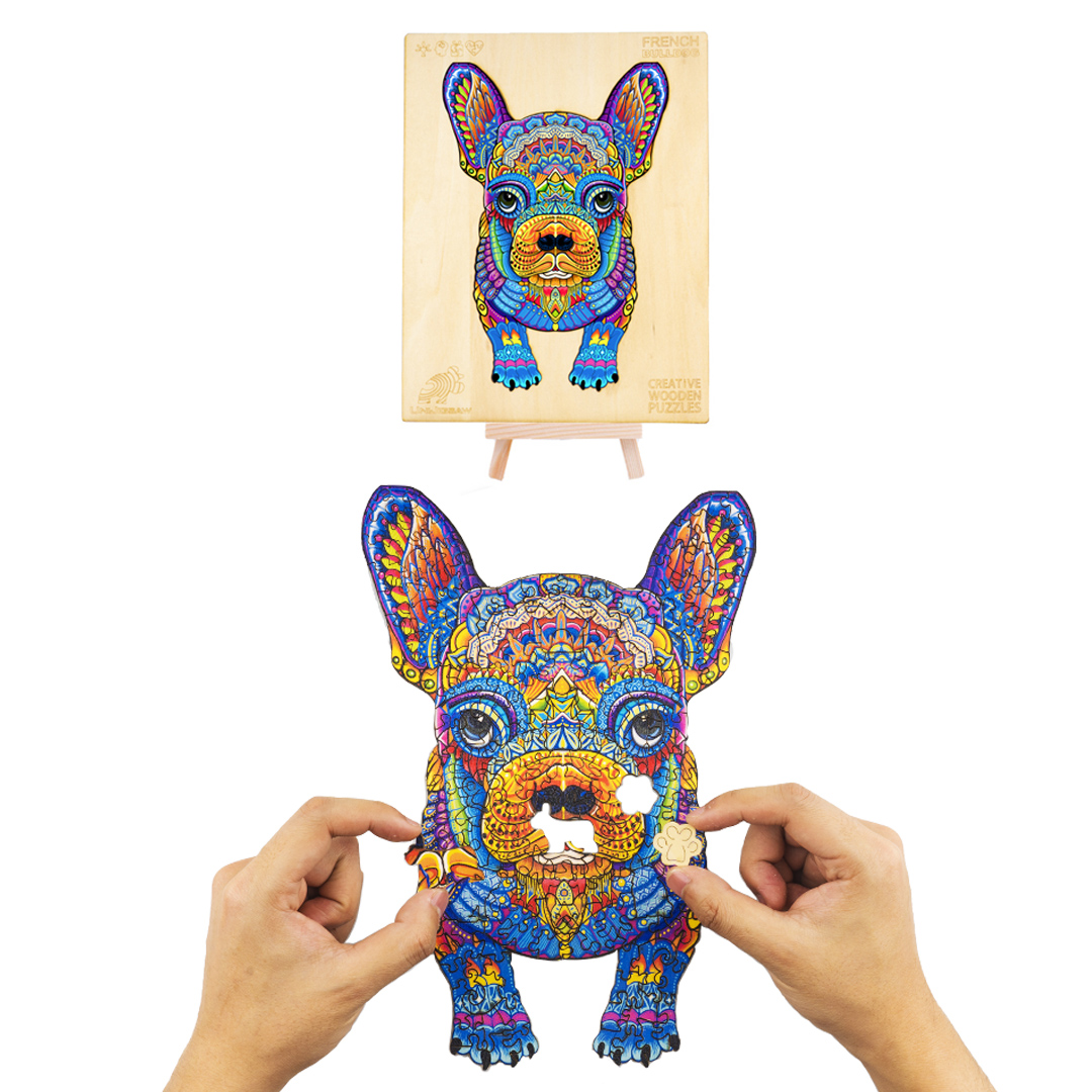 Dřevo Puzzle foto 4
