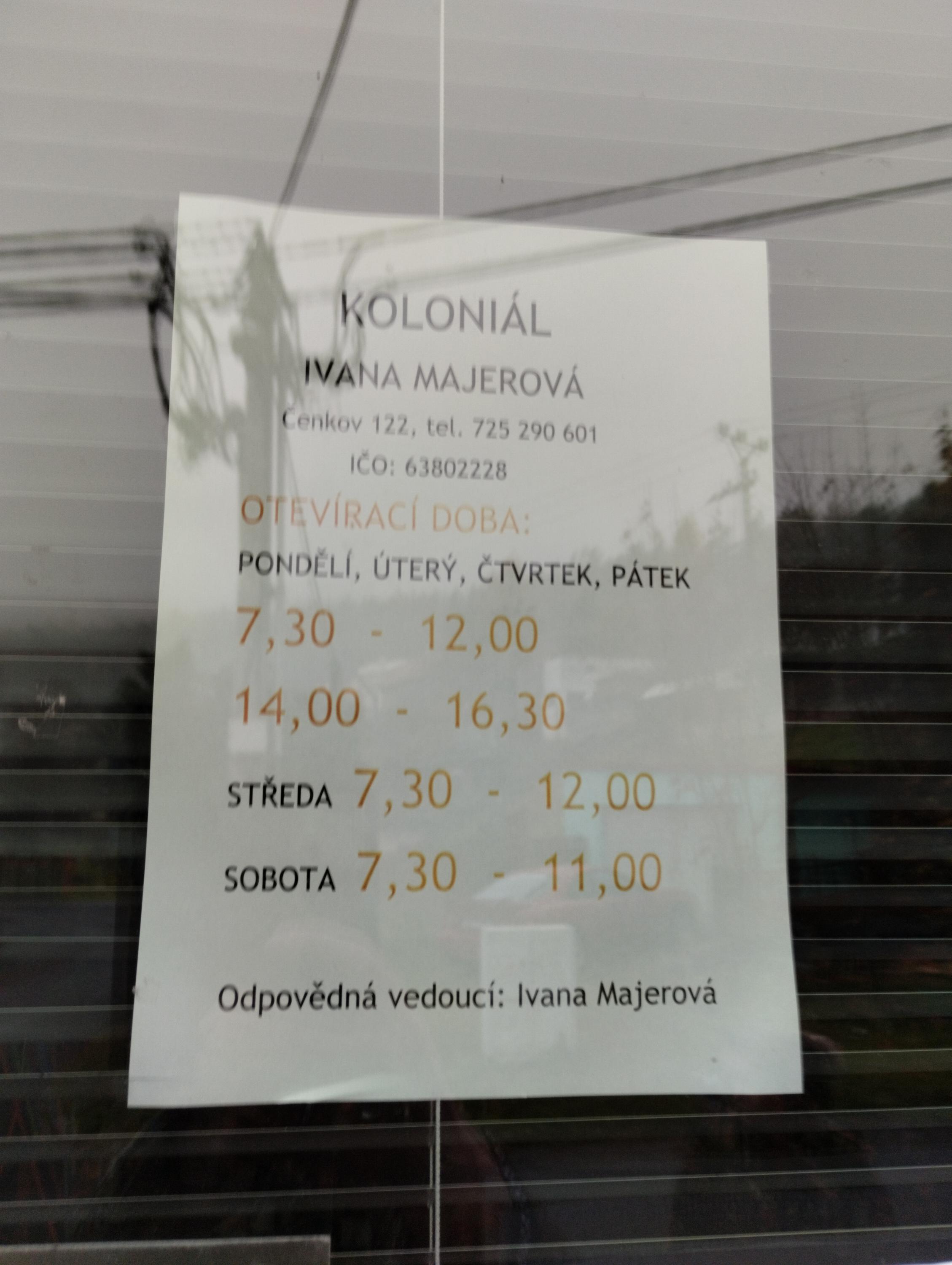 Koloniál Čenkov foto 2