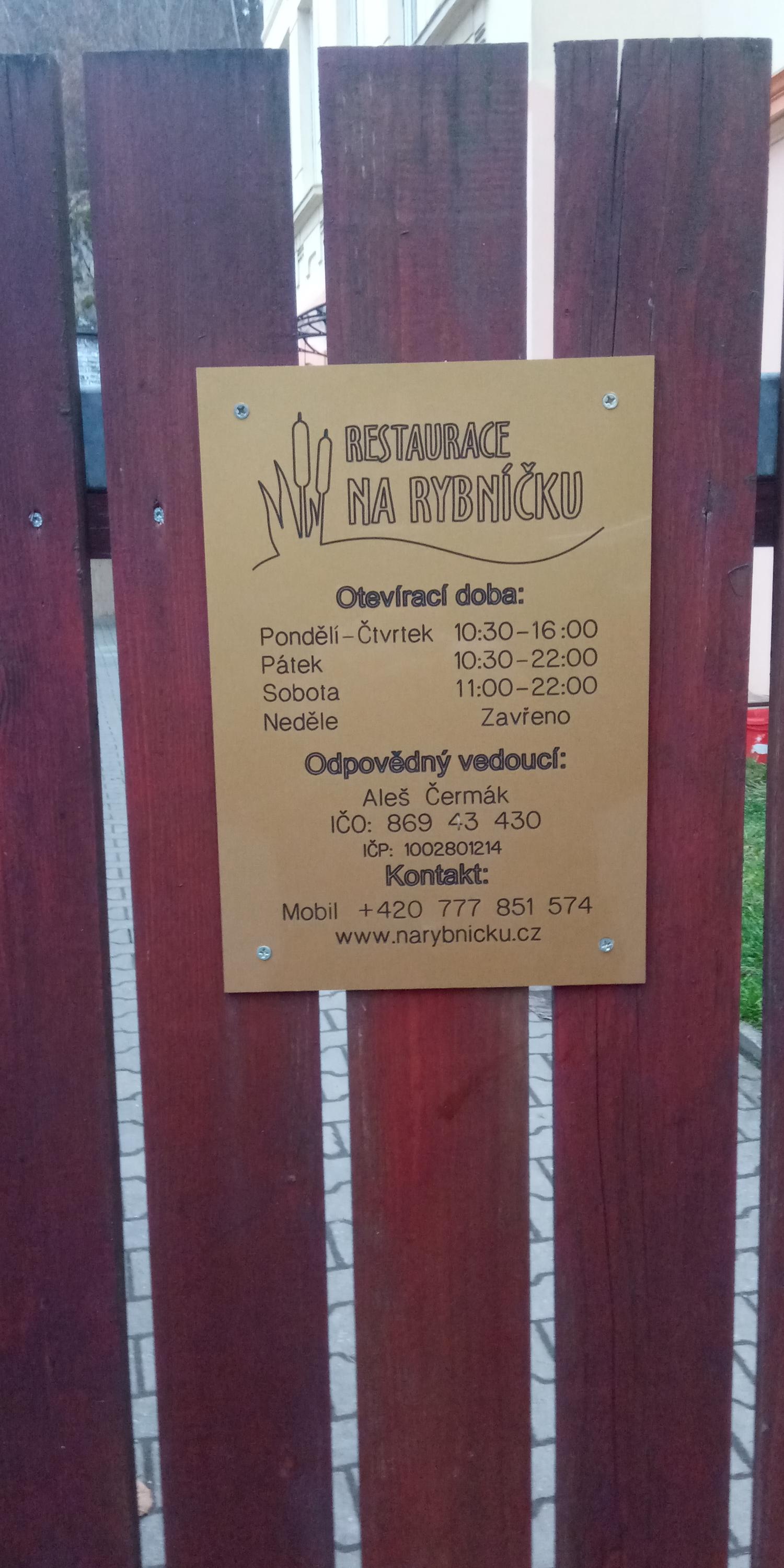 Restaurace Na Rybníčku