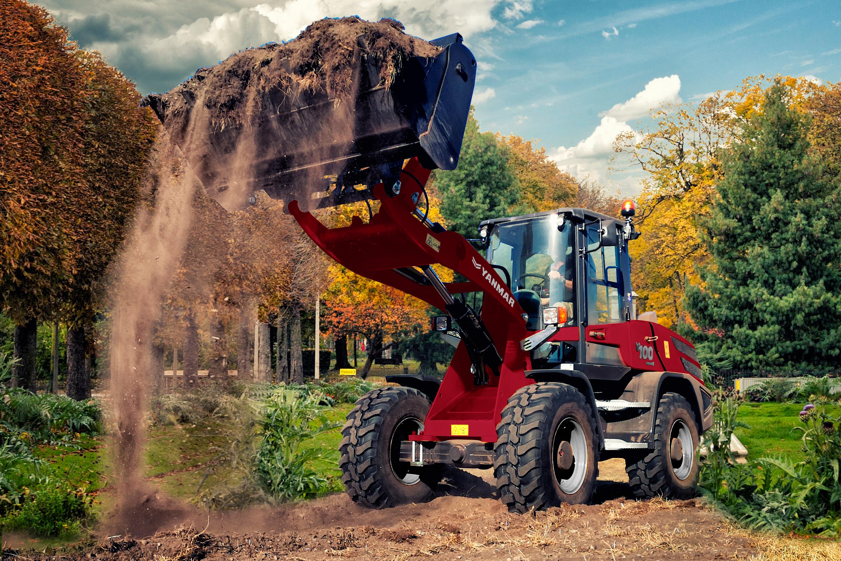 Kolové nakladače Yanmar s plnou zárukou 3 roky