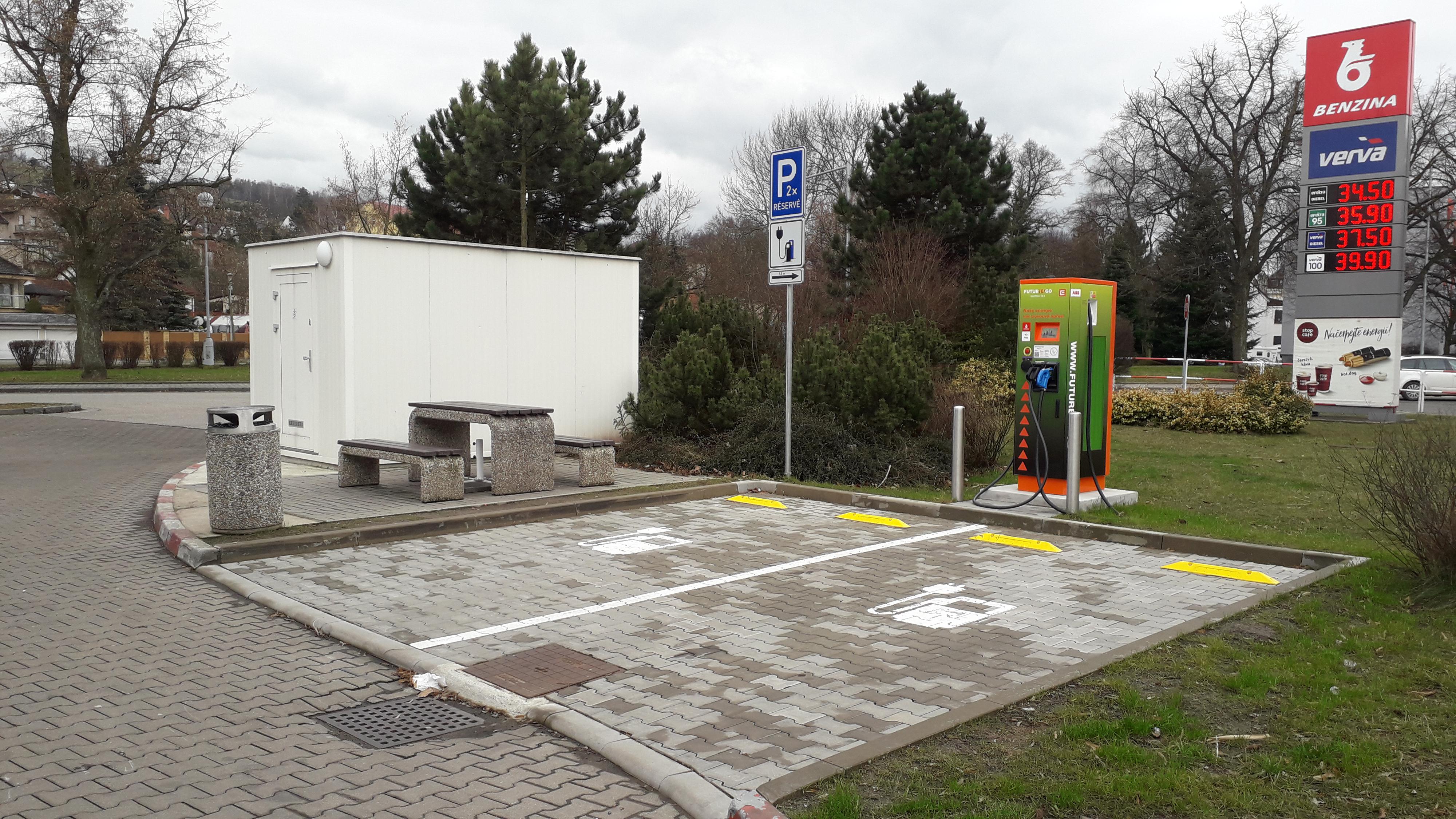 Nabíjecí stanice ČEZ