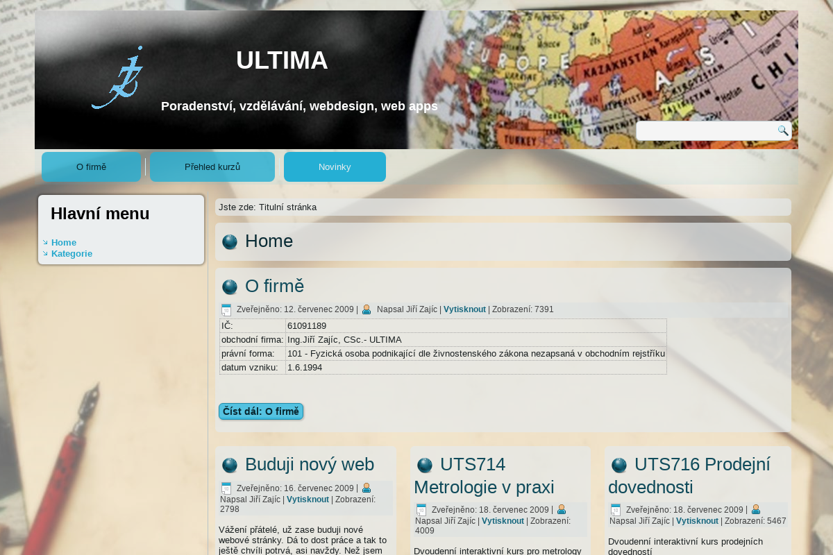 Ing.Jiří Zajíc, CSc.- ULTIMA