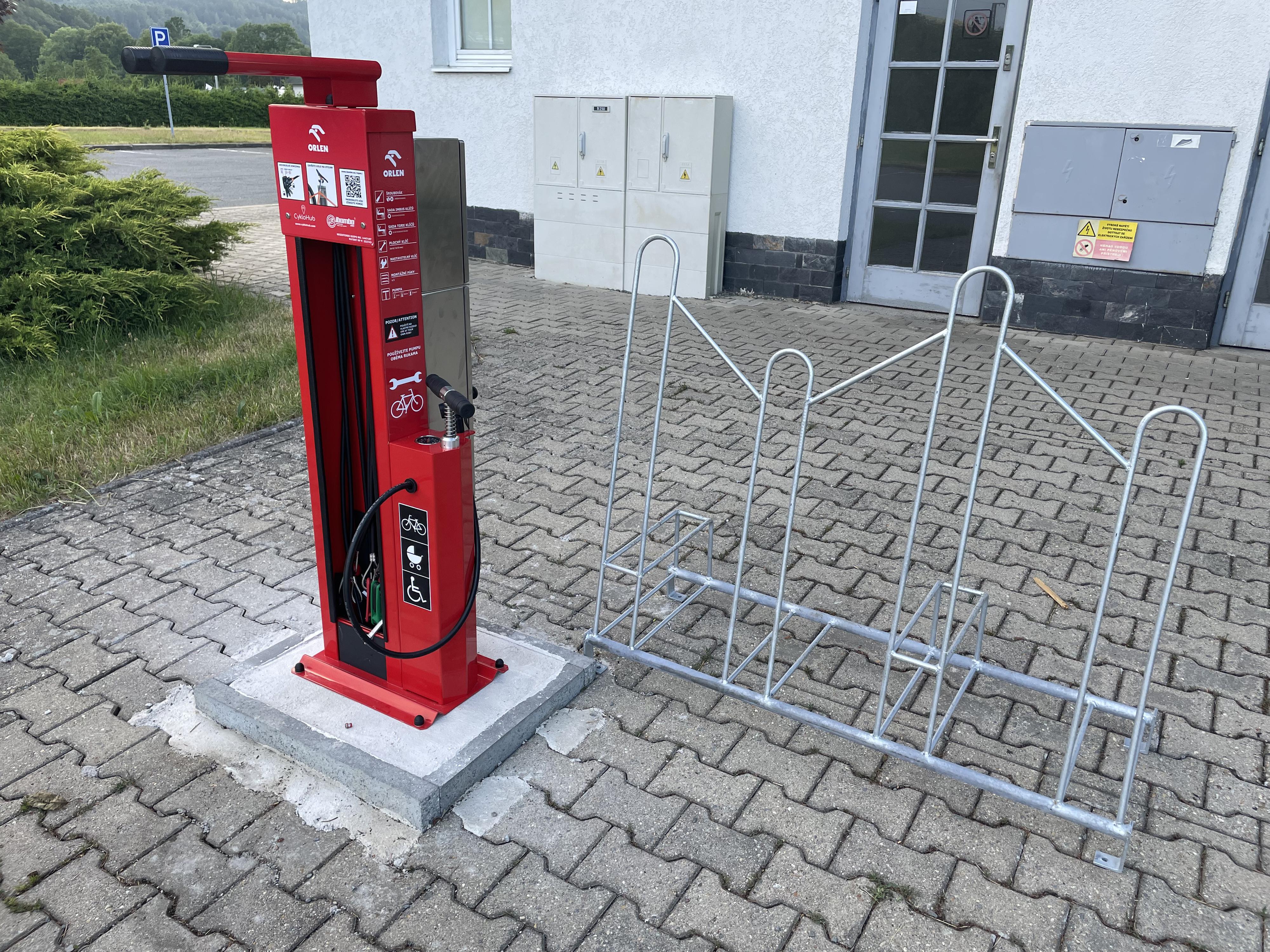 Nabíjecí stanice ČS ORLEN Velké Losiny foto 2