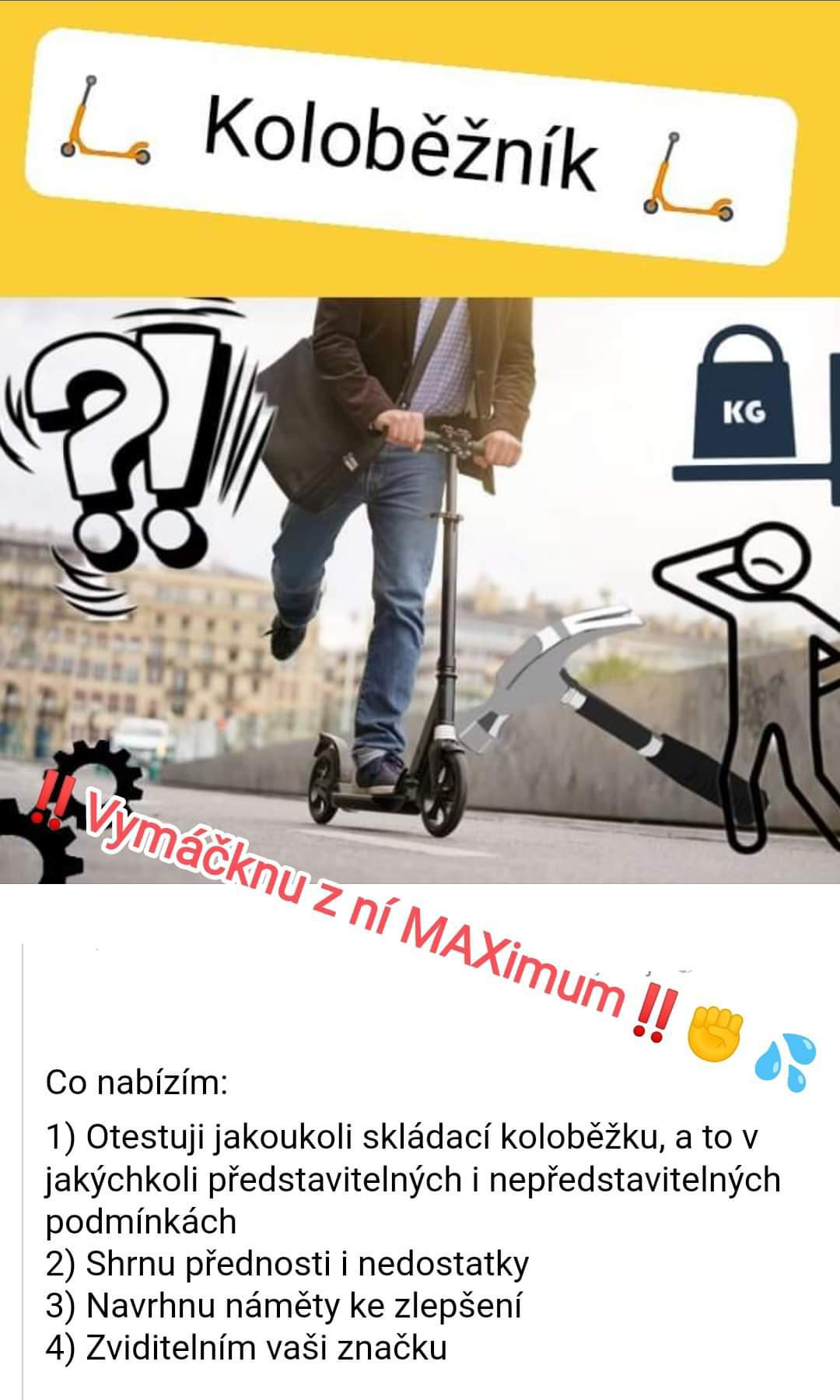 Koloběžník foto 2