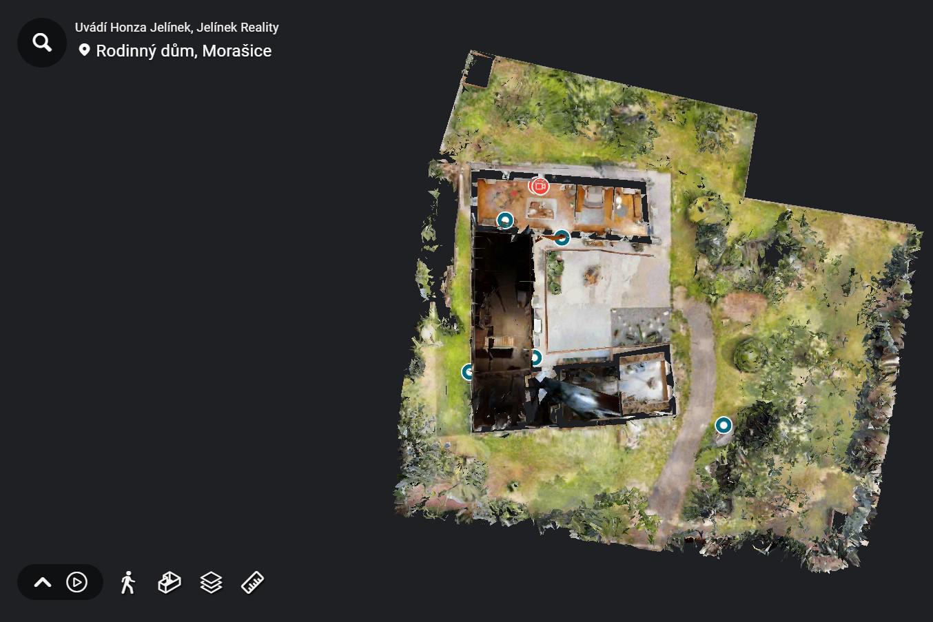 Virtuální prohlídka venkovních prostor