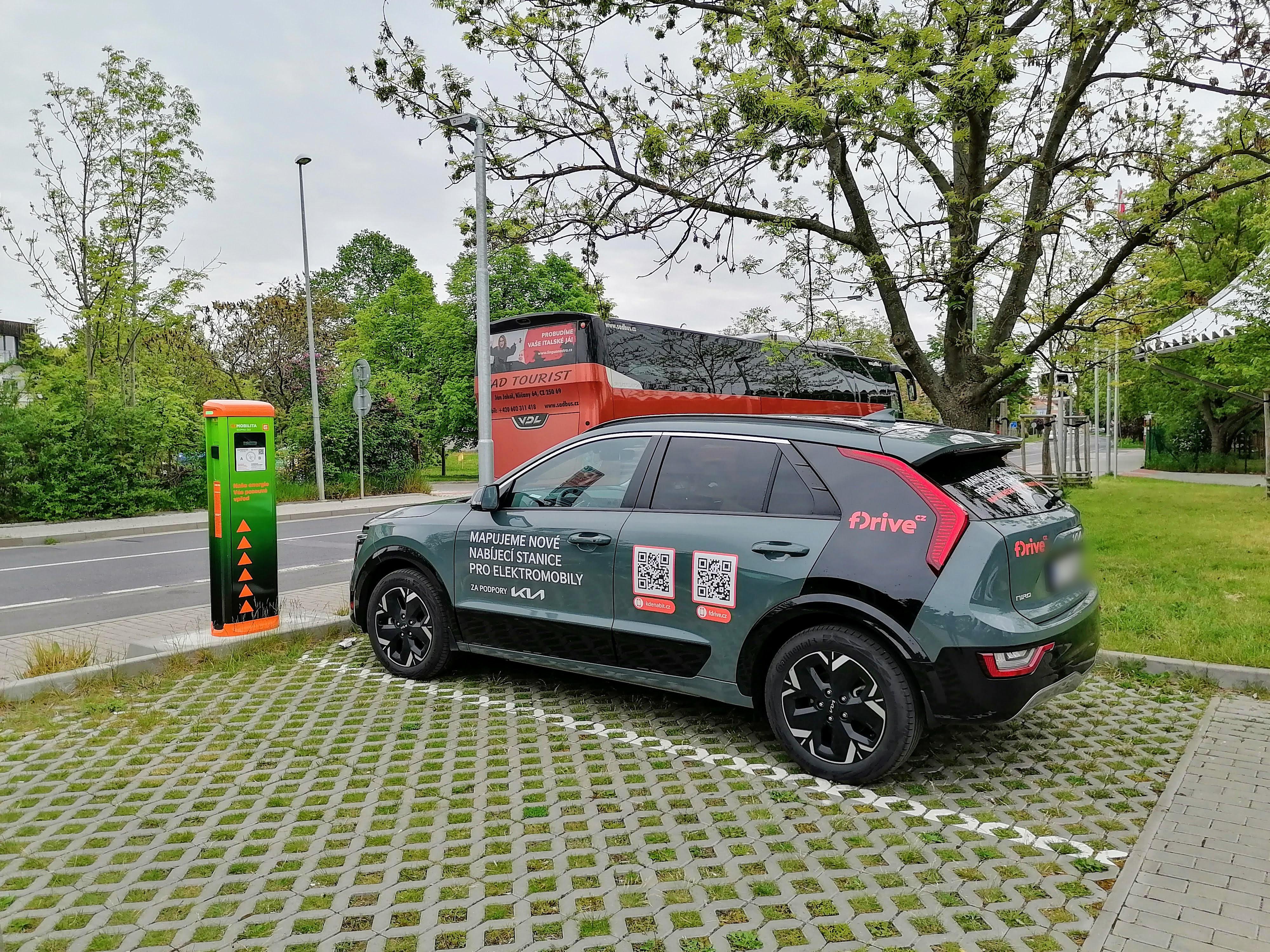 Nabíjecí stanice ČEZ