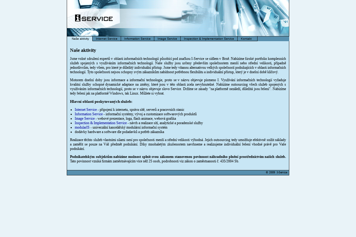 i service - RNDr. Pavel Minařík