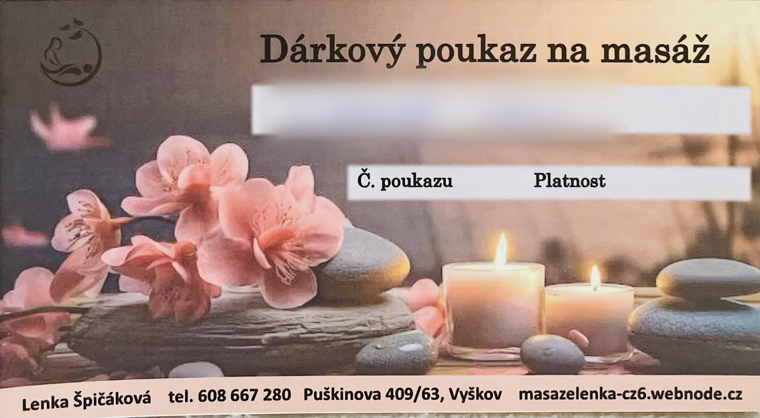 Masáže Lenka Špičáková foto 6