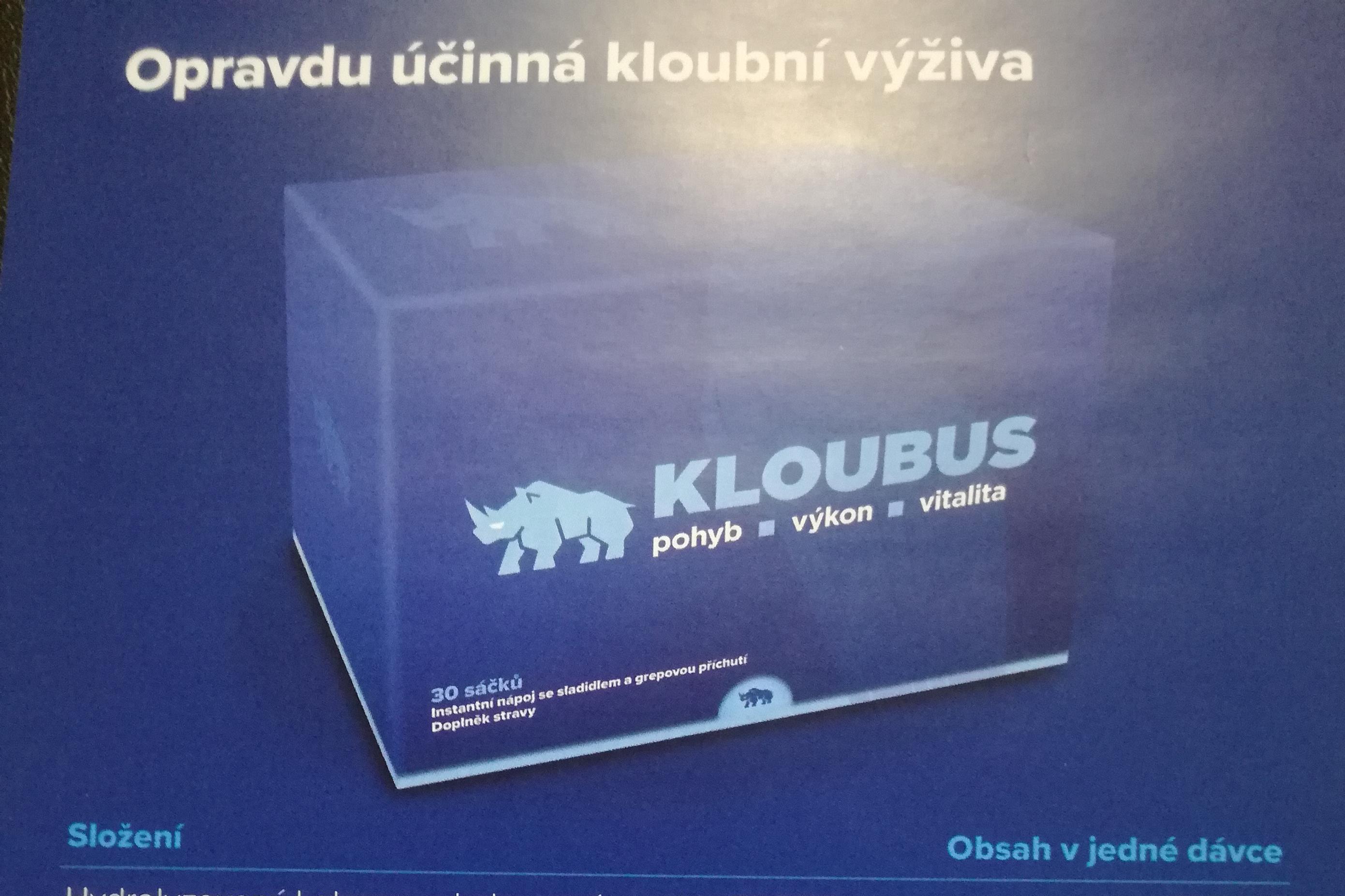 "Kloubus"- Opravdová kloubní výživa