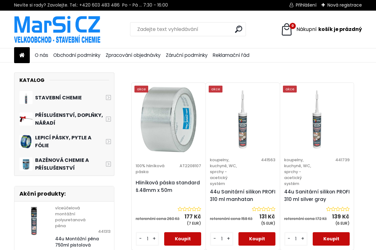 MarSi CZ  velkoochod - stavební chemie