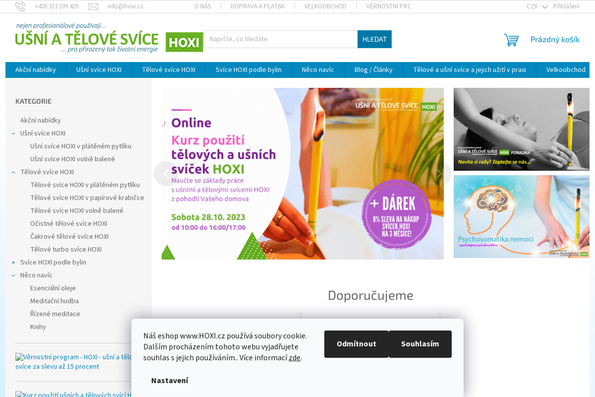 Tělové a ušní svíce HOXI®