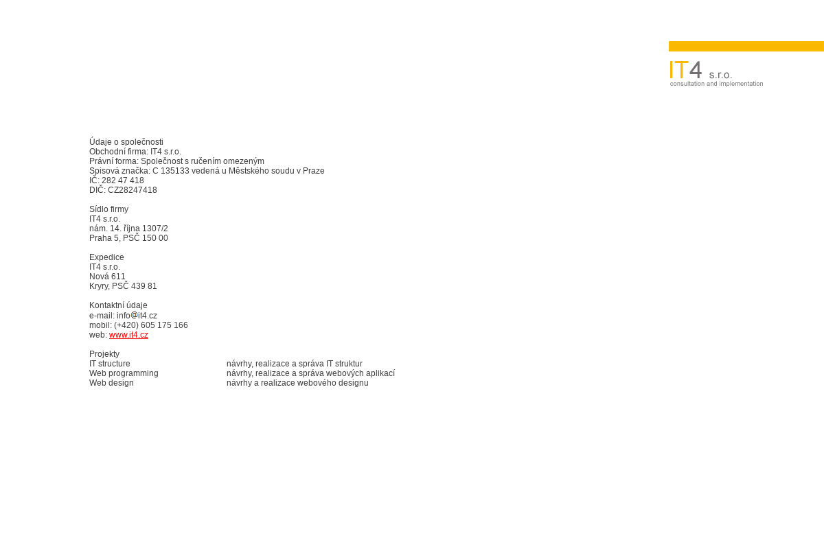 IT4, s.r.o.