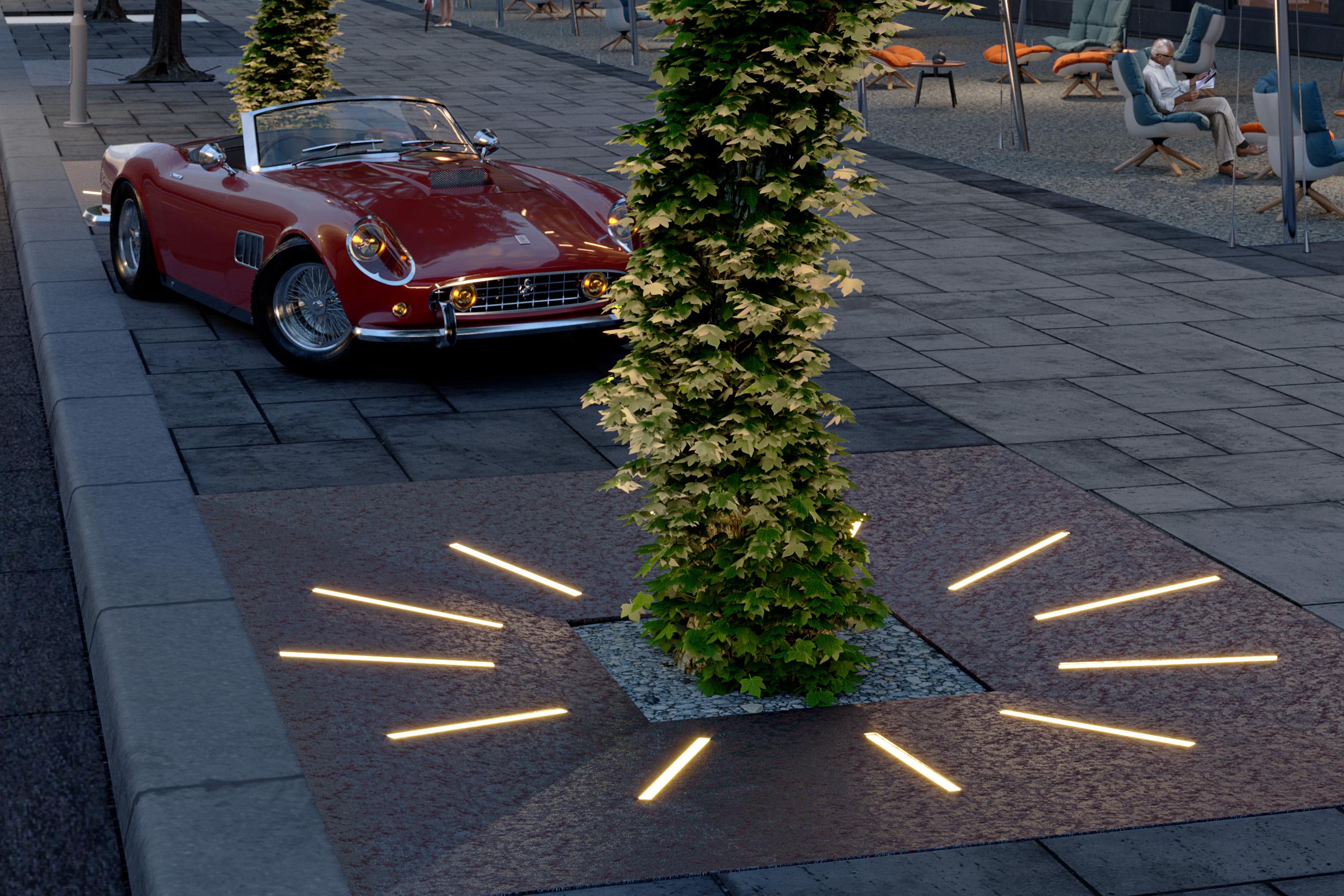 Svítidla montovaná do země, odolná vůči namáhání