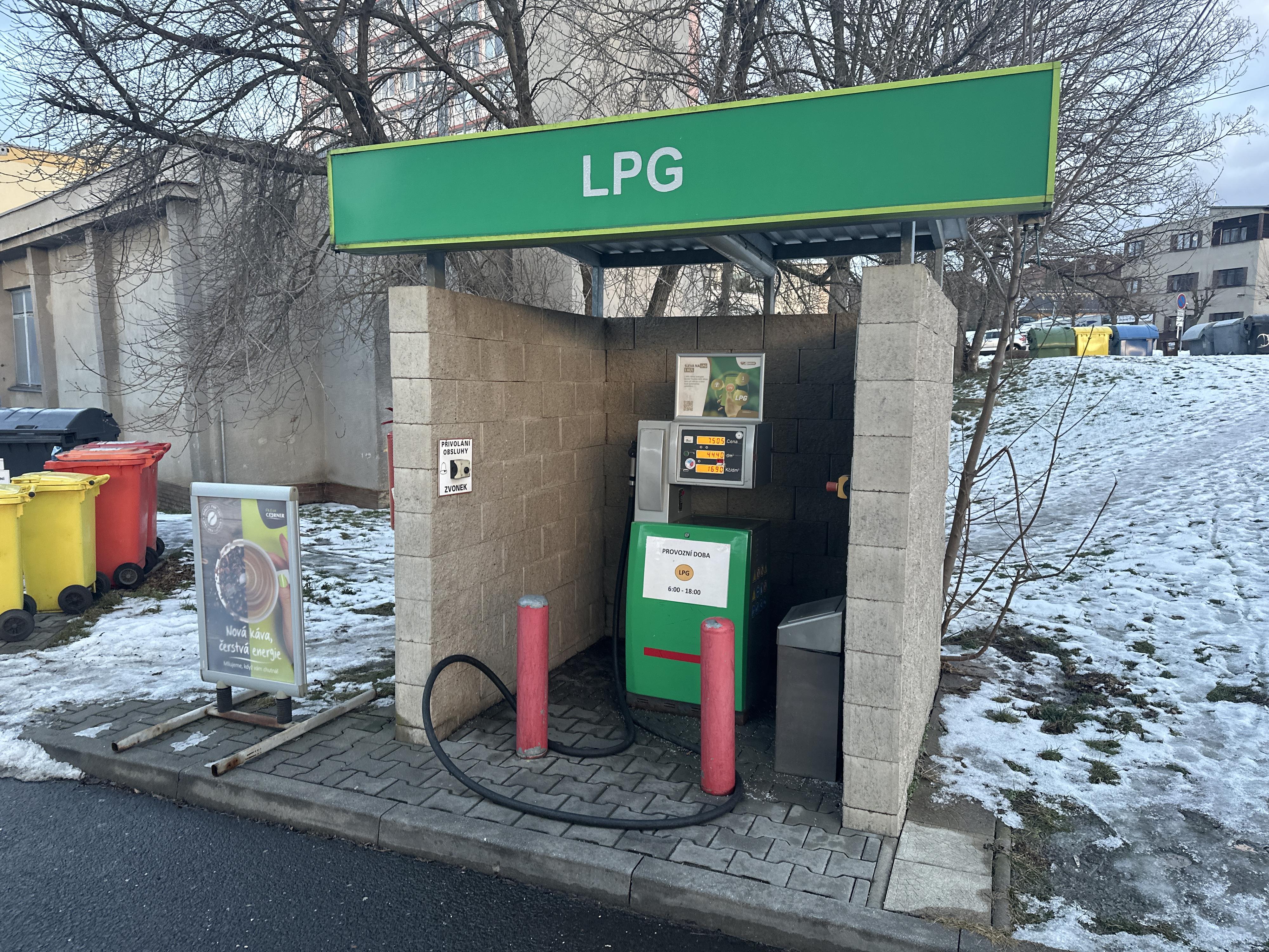 MOL čerpací stanice LPG