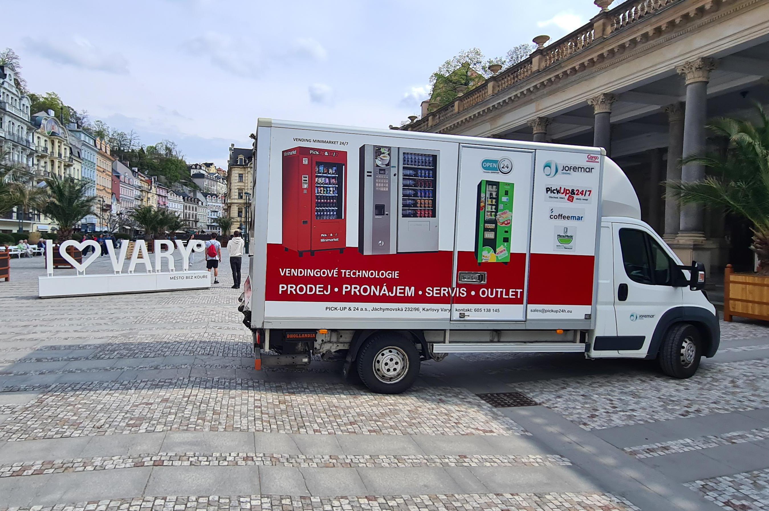 Pick-up & 24 a.s. - prodejní automaty Jofemar