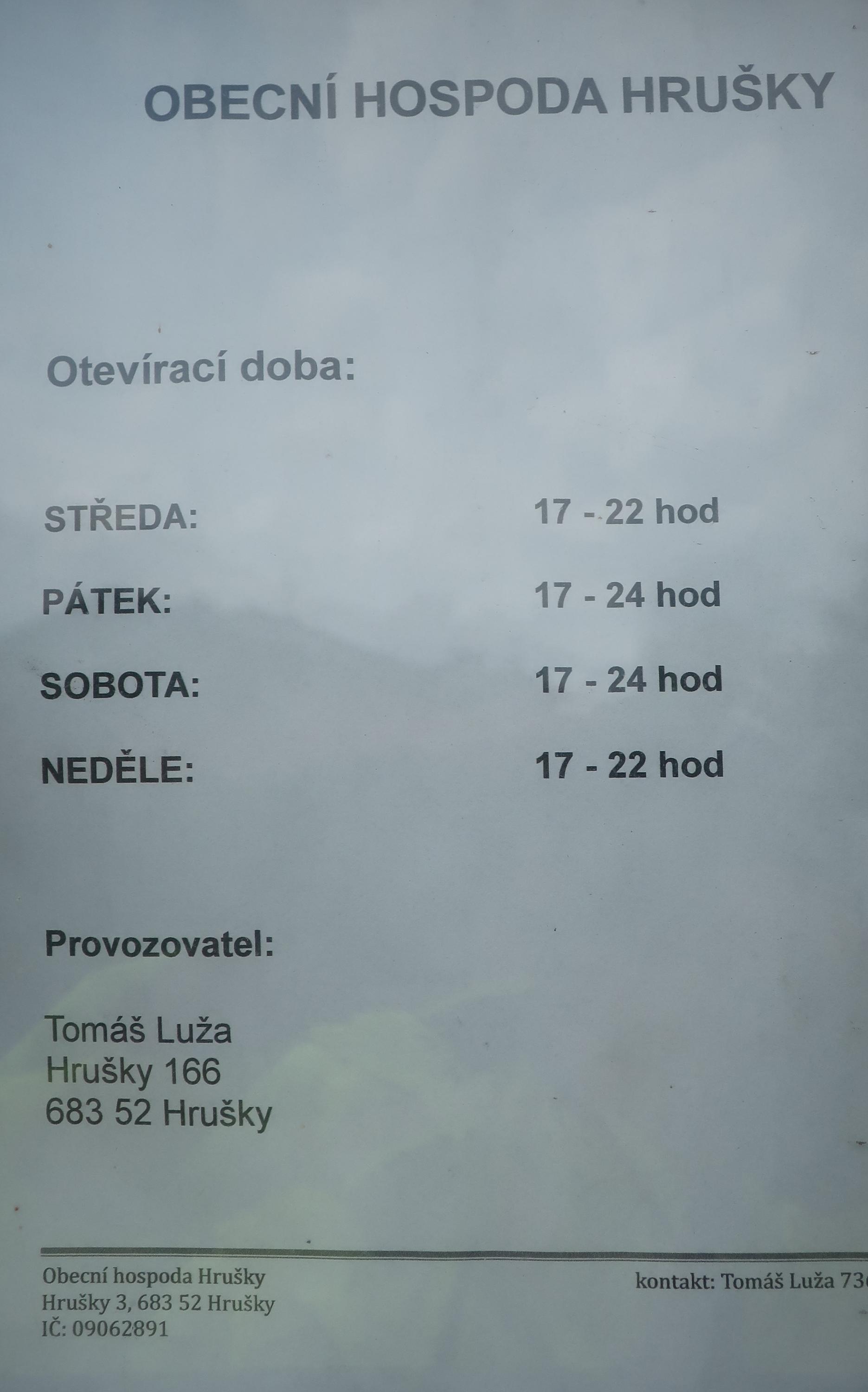 Obecní hospoda Hrušky foto 2