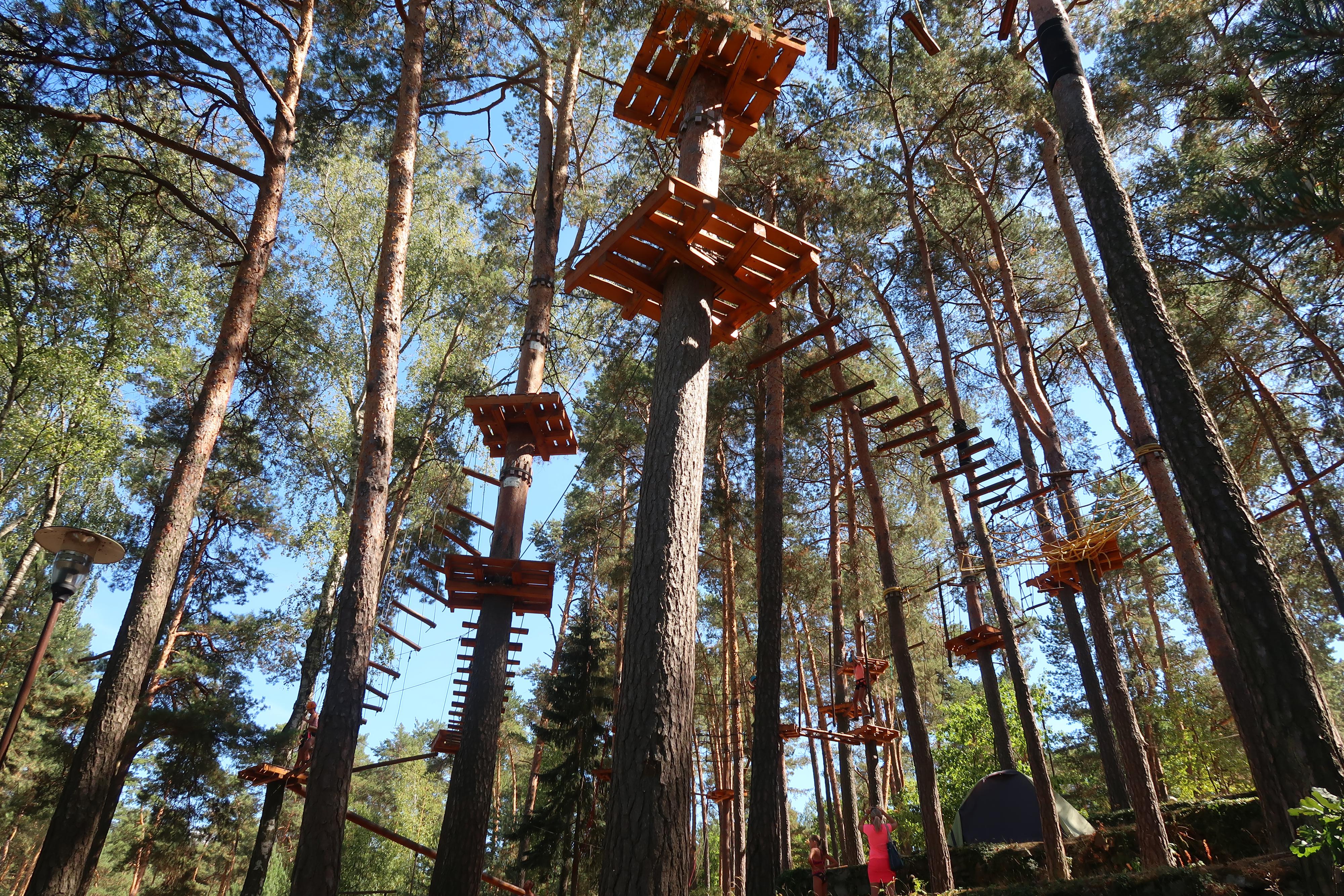 Lanový park Sloup foto 2