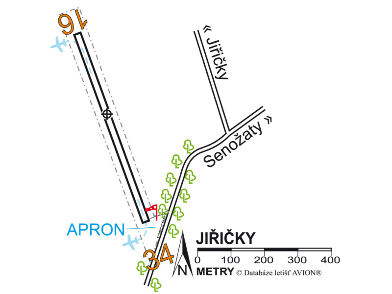 Letiště Křelovice - Jiřičky
