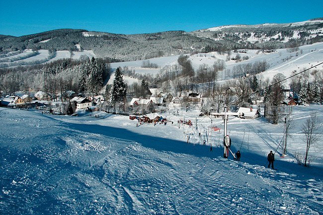 Ski areál Modrá Hvězda - Bahýnka