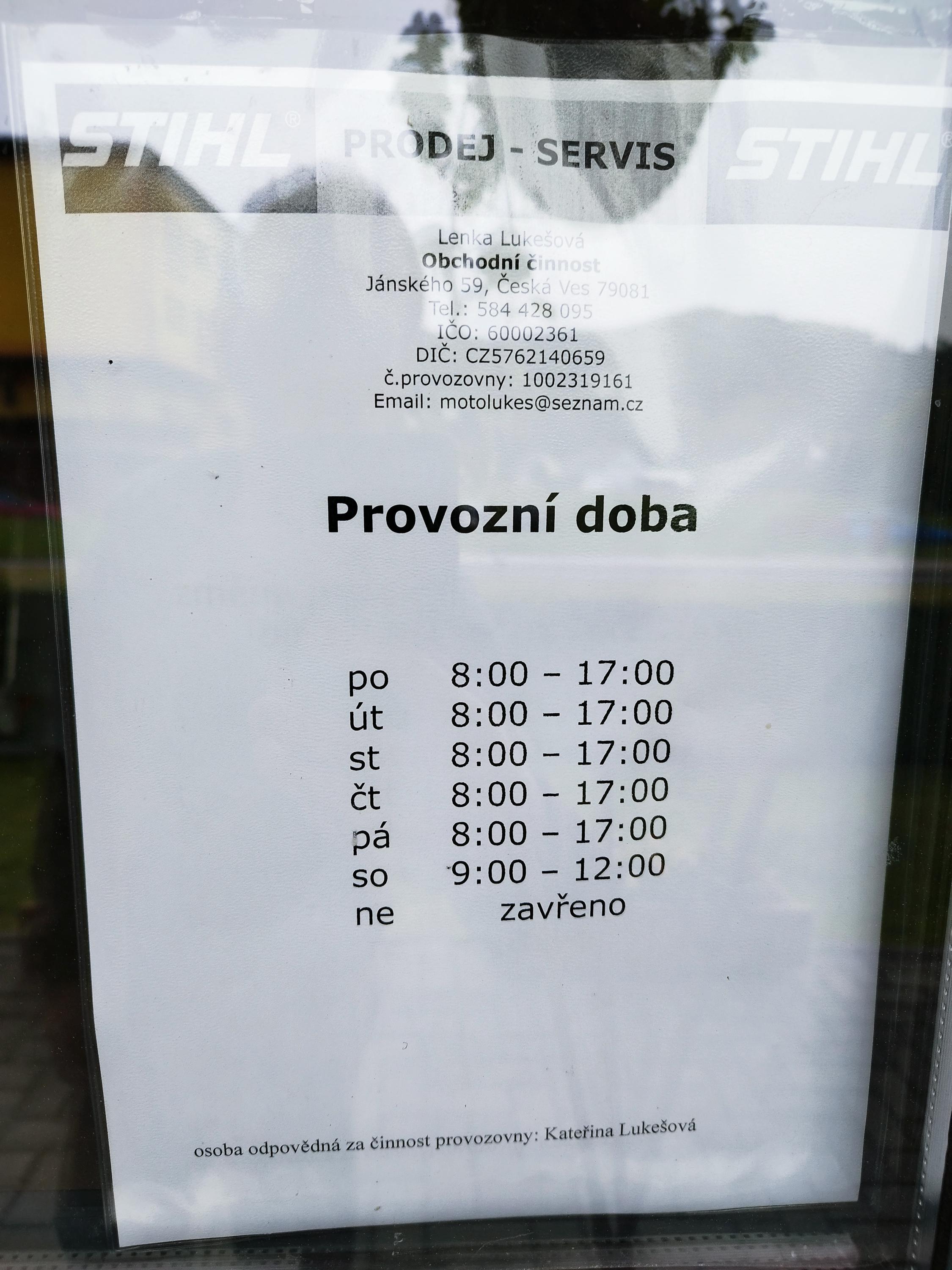 Stihl - prodej a servis - Lukešovi foto 2