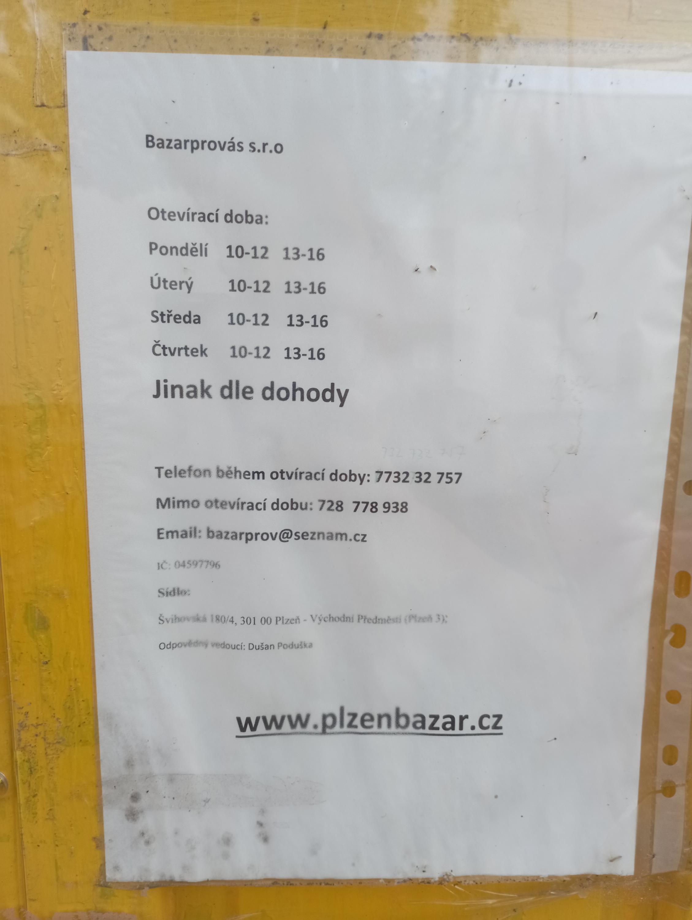 Bazar Provás s.r.o. foto 2