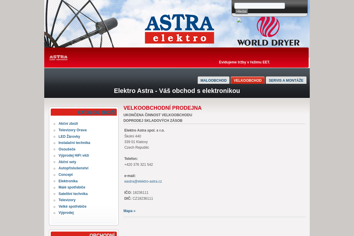 ELEKTRO ASTRA, spol. s r.o.