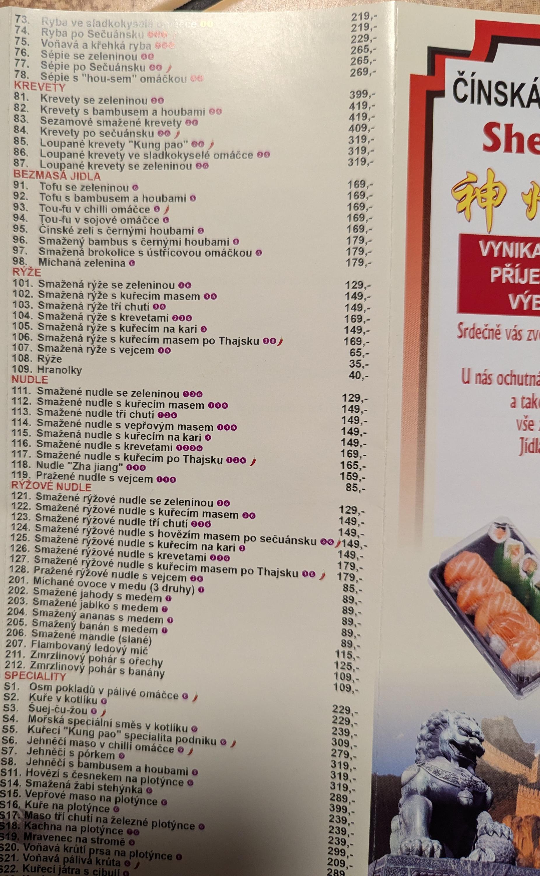 Čínská restaurace Shen Zhou foto 4
