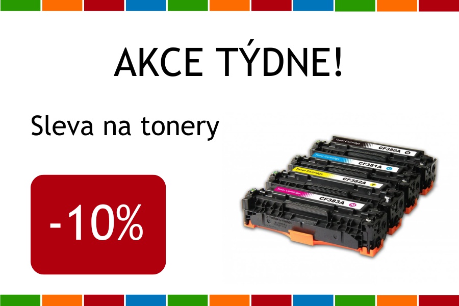 Sleva na Tonery -10%