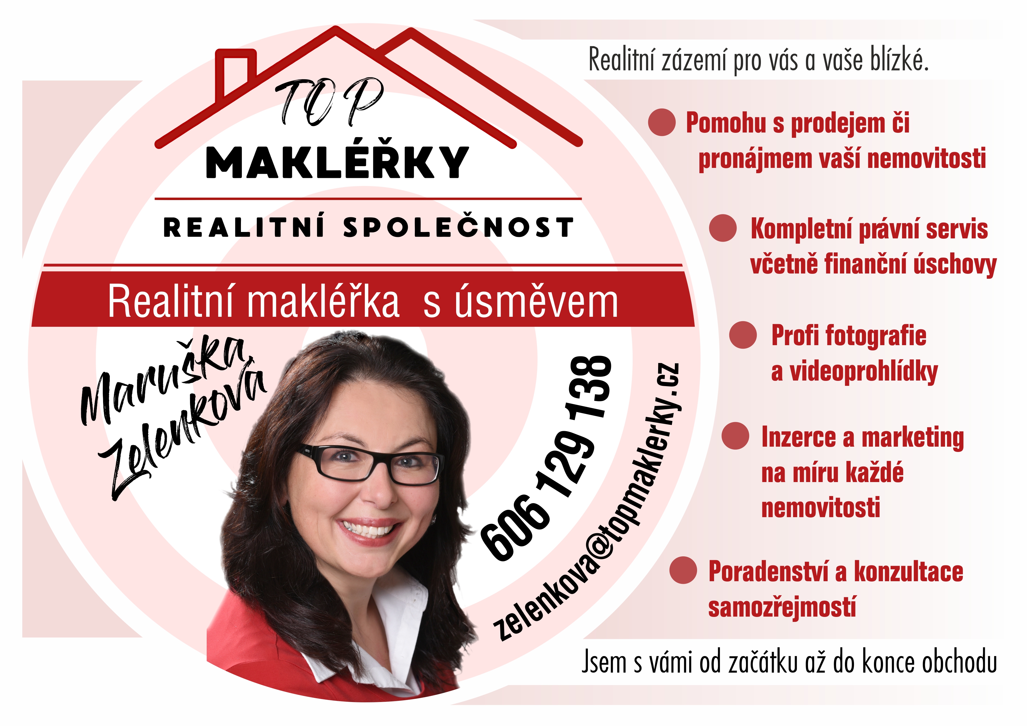 TOP MAKLÉŘKY - Maruška Zelenková - realitní makléřka s úsměvem foto 3