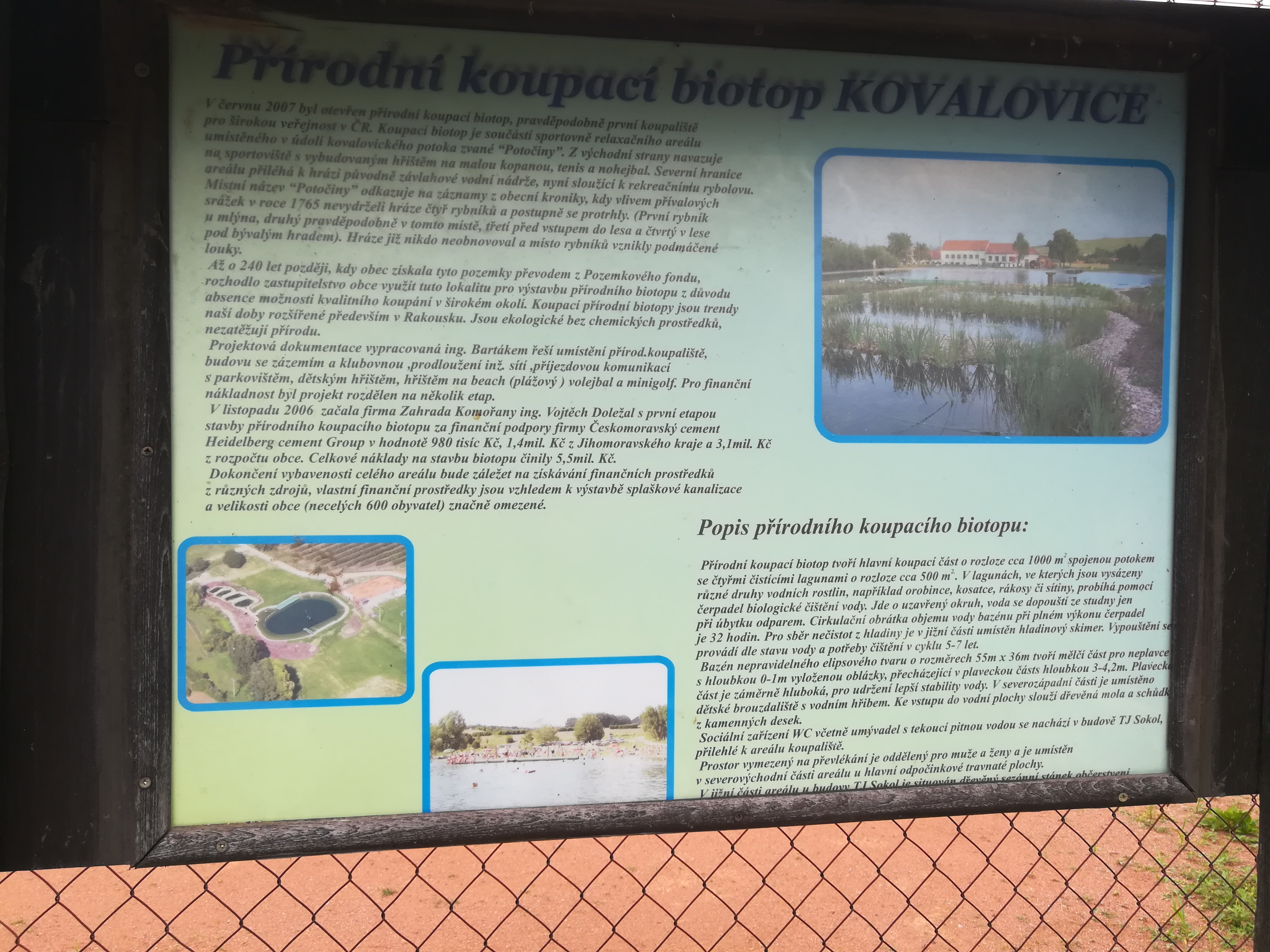 Obec Kovalovice - biotop foto 2