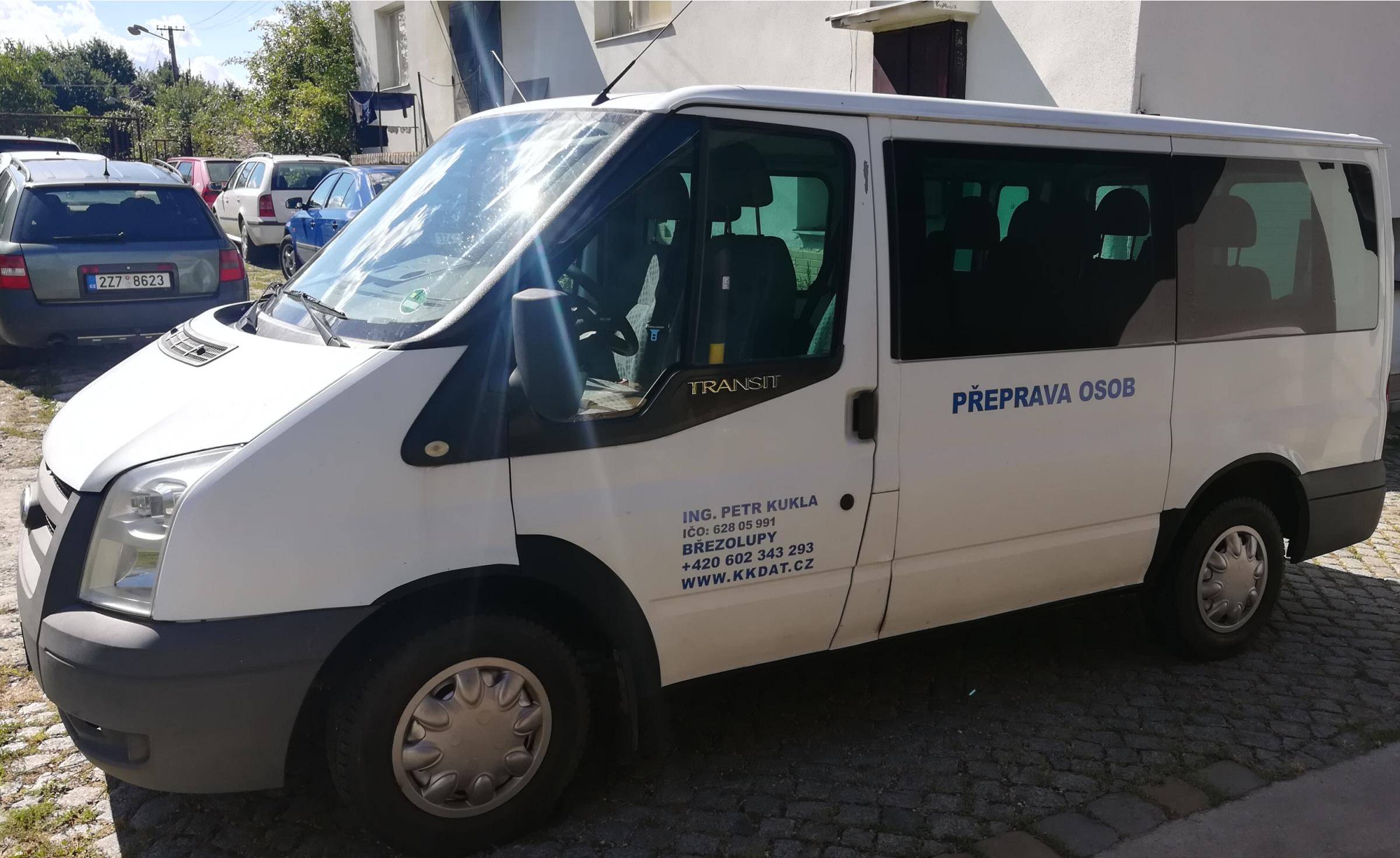 Přeprava minibusem KKDAT,  Ing. Petr Kukla