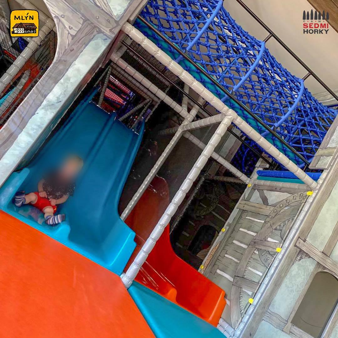 Dětská herna Mlýn v Autocampu Sedmihorky