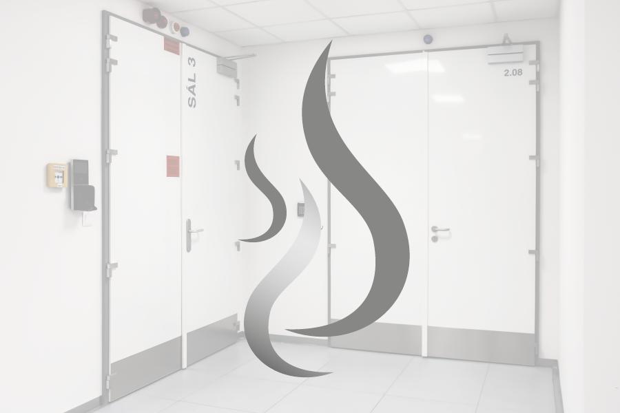 Kouřotěsné ocelové dveře