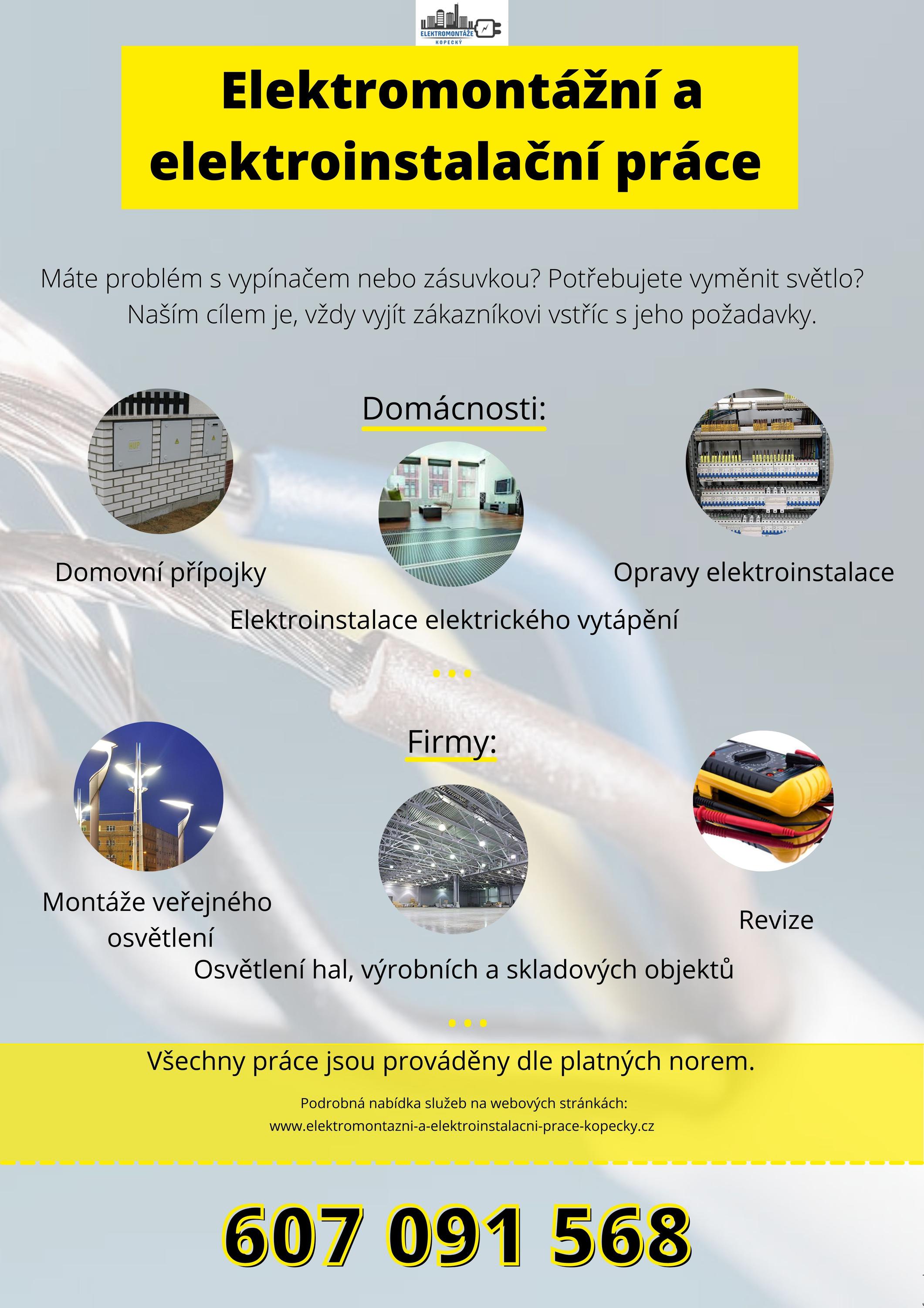 Elektromontáže Kopecký foto 2
