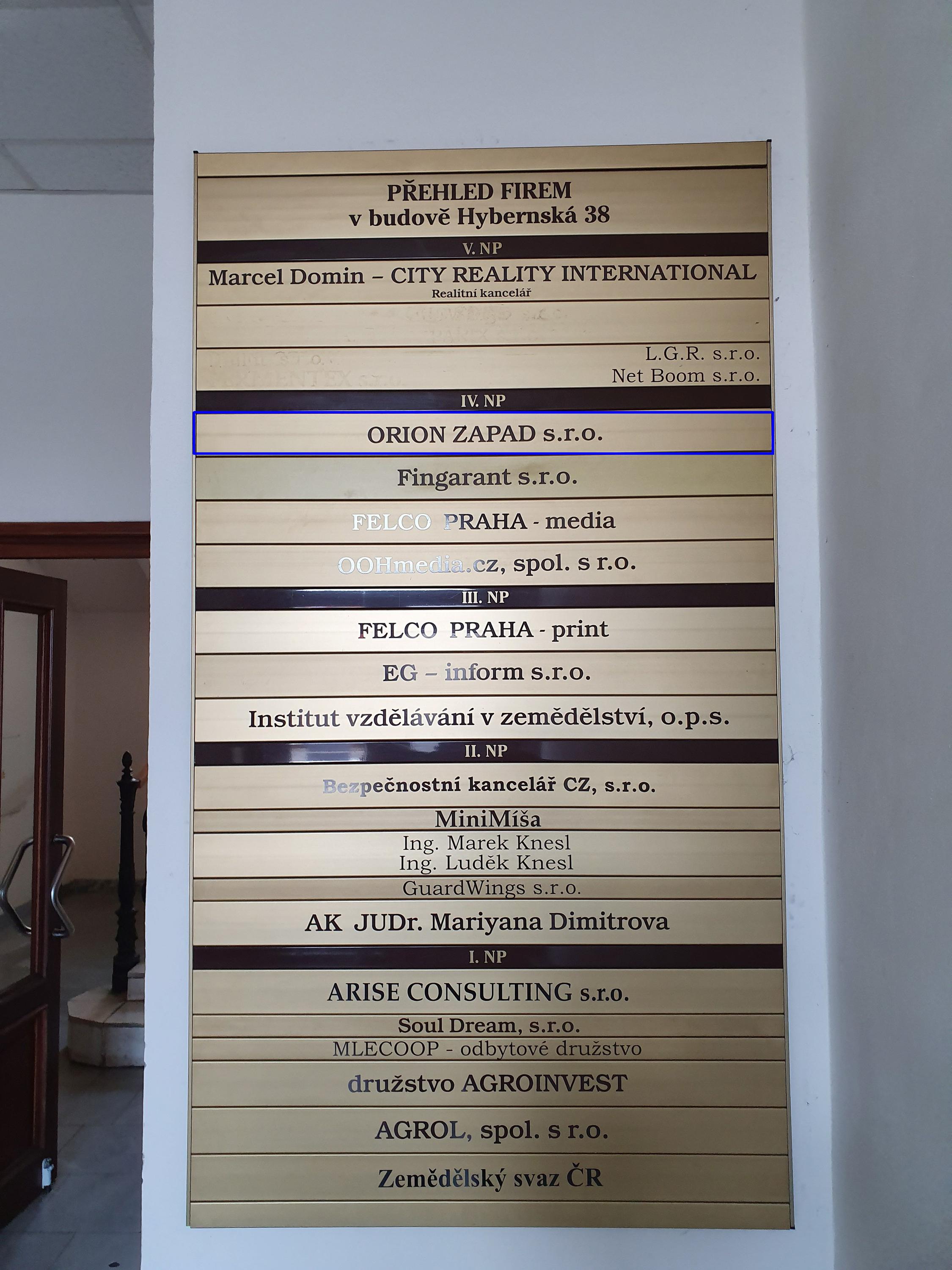 ORION ZAPAD, s.r.o. foto 4