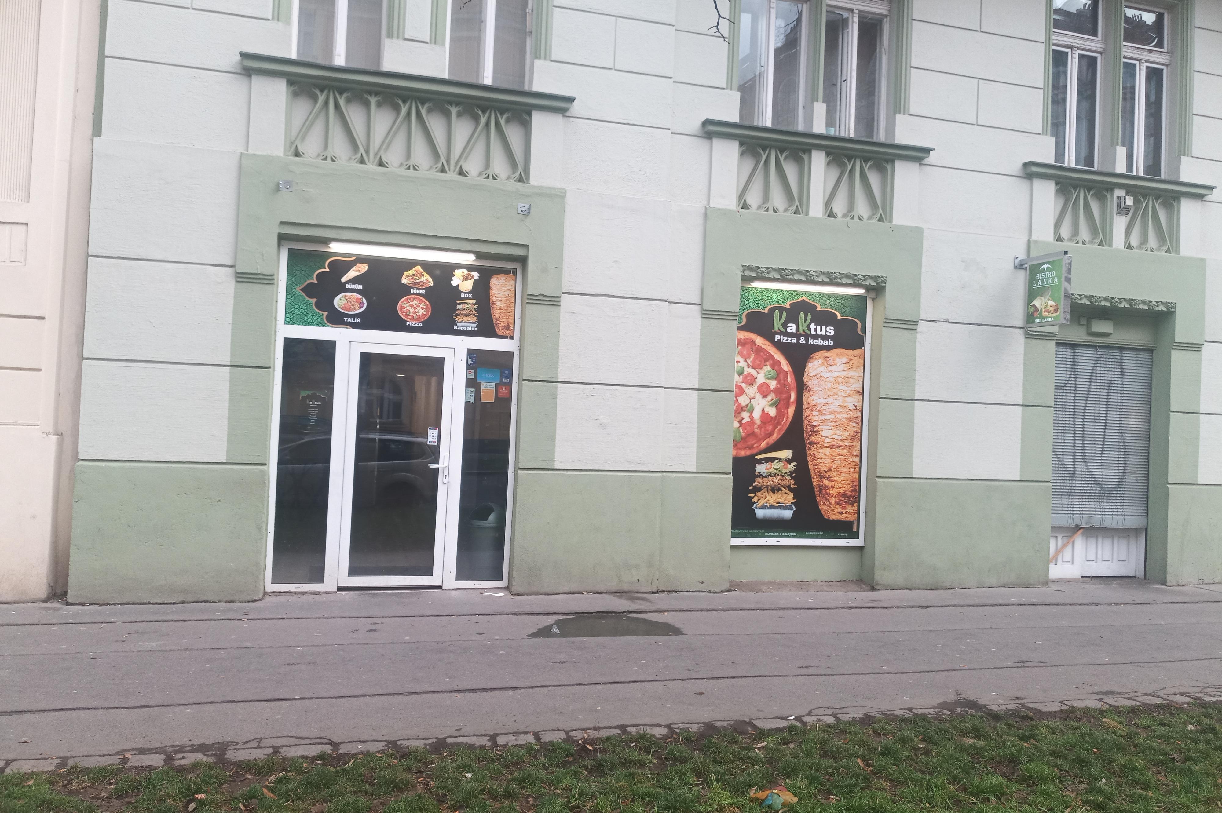 Kaktus pizza a kebab