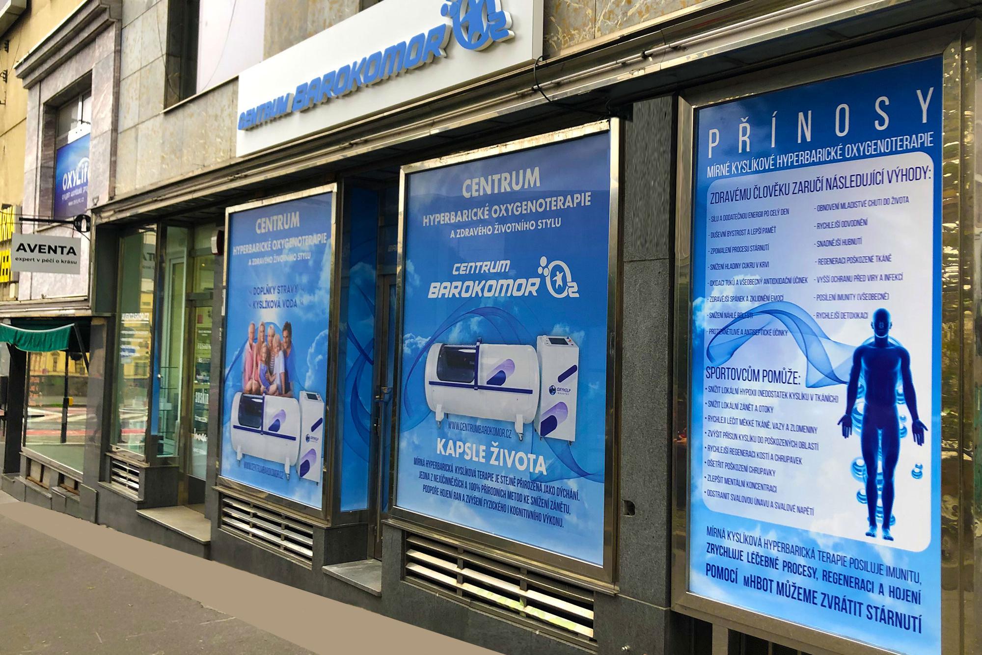 Hyperbarická kyslíková oxygenoterapie Centrum Barokomor