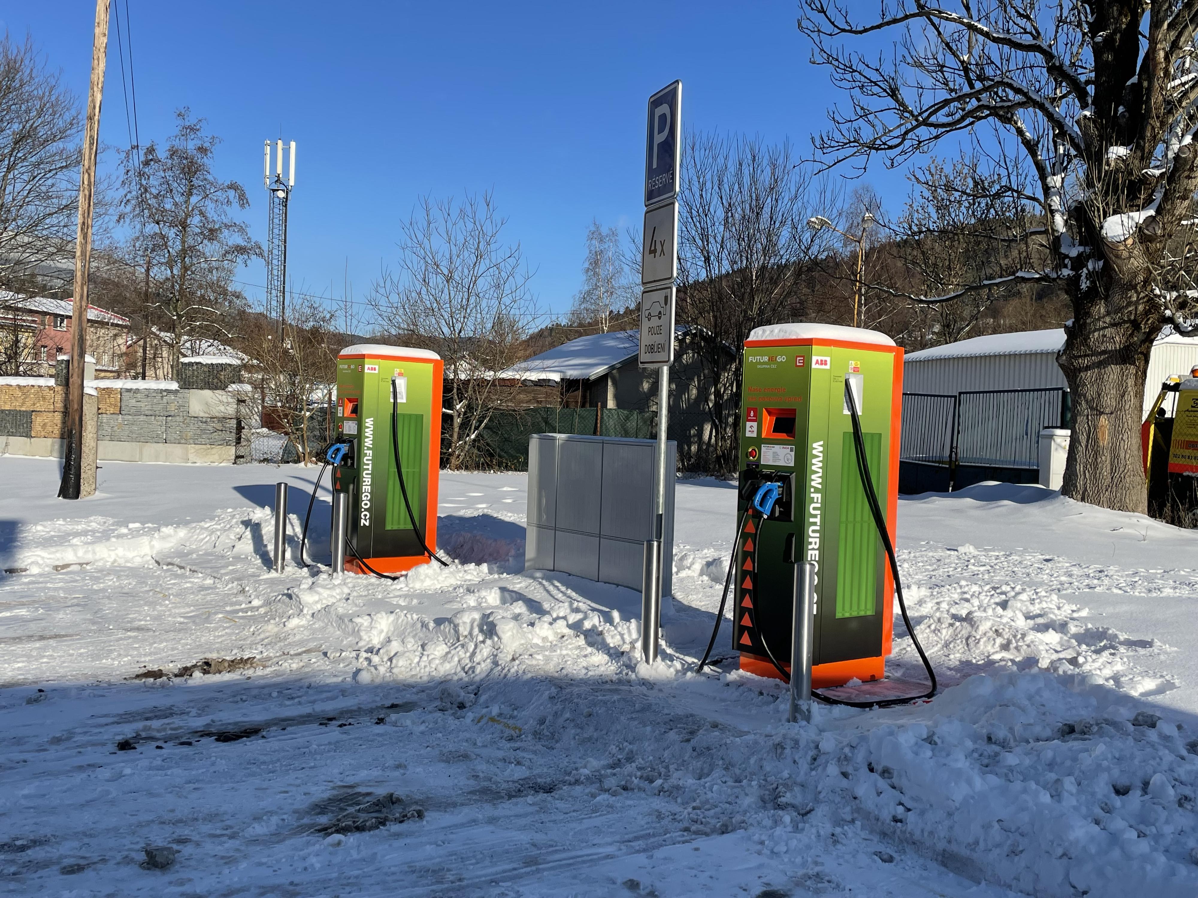 Nabíjecí stanice ČEZ