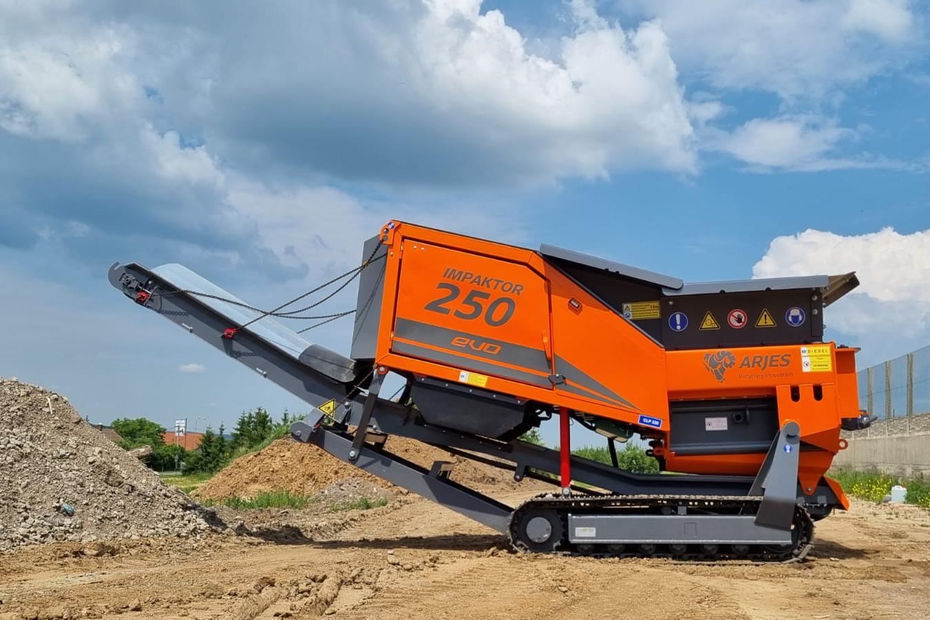 Mobilní drcení materiálů